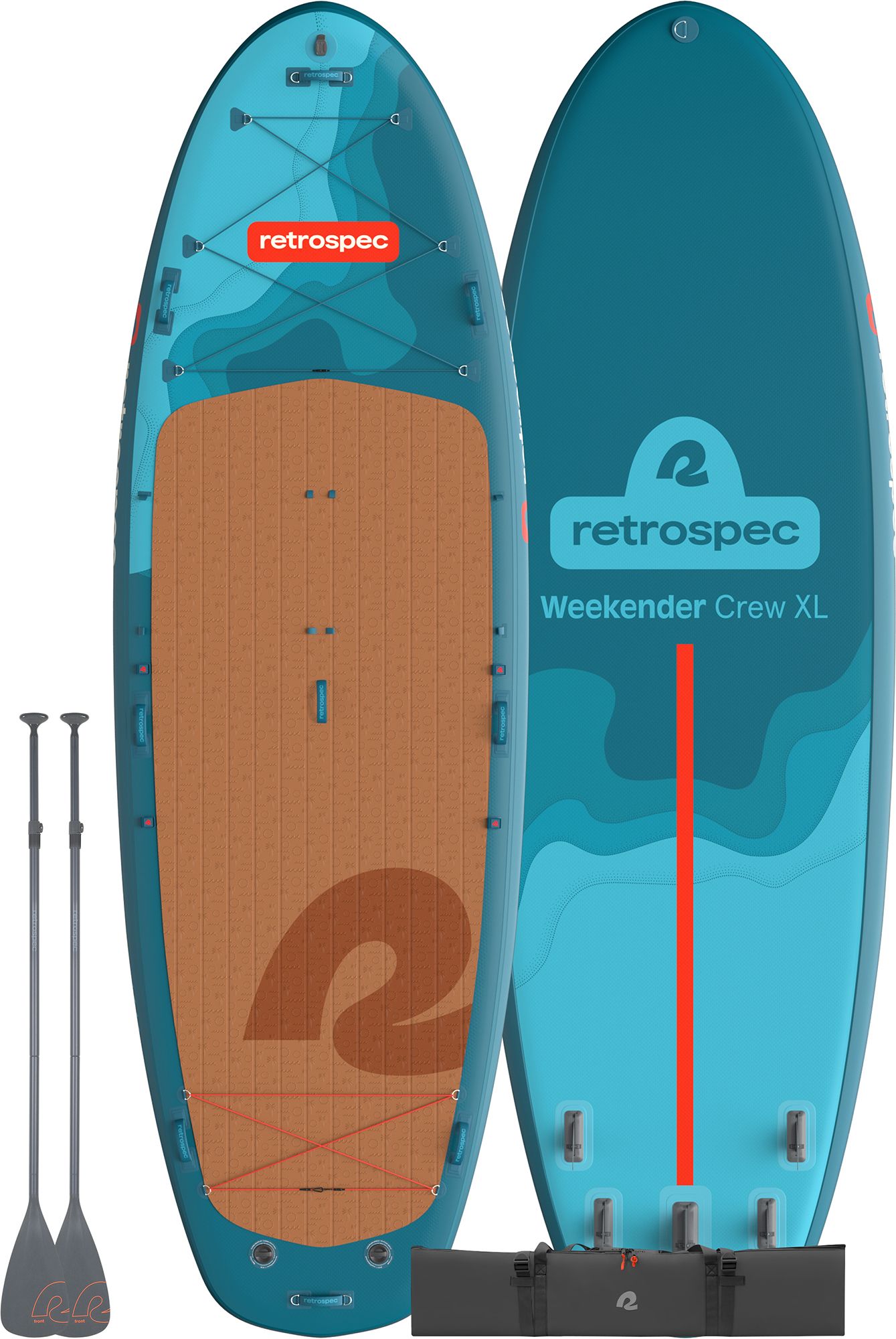 Retrospec Weekender Crew XL ISUP 15' Stand-Up Paddle Board