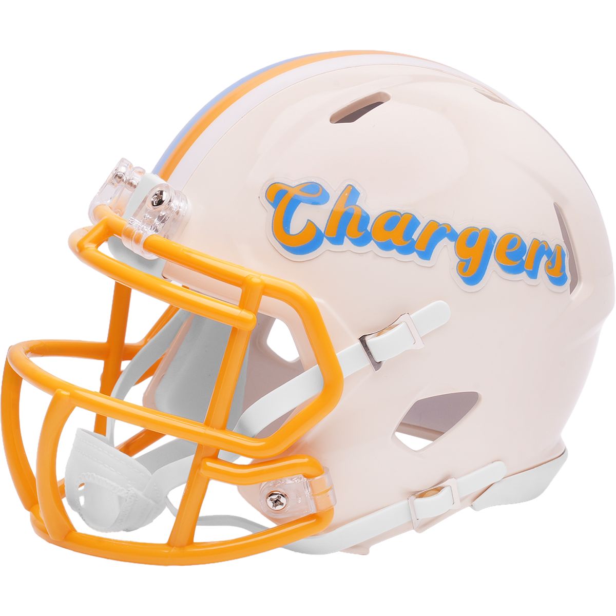 chargers football helmet Color Rush Speed Mini point chinstrap with Cam Helmet Riddell Los Angeles Chargers