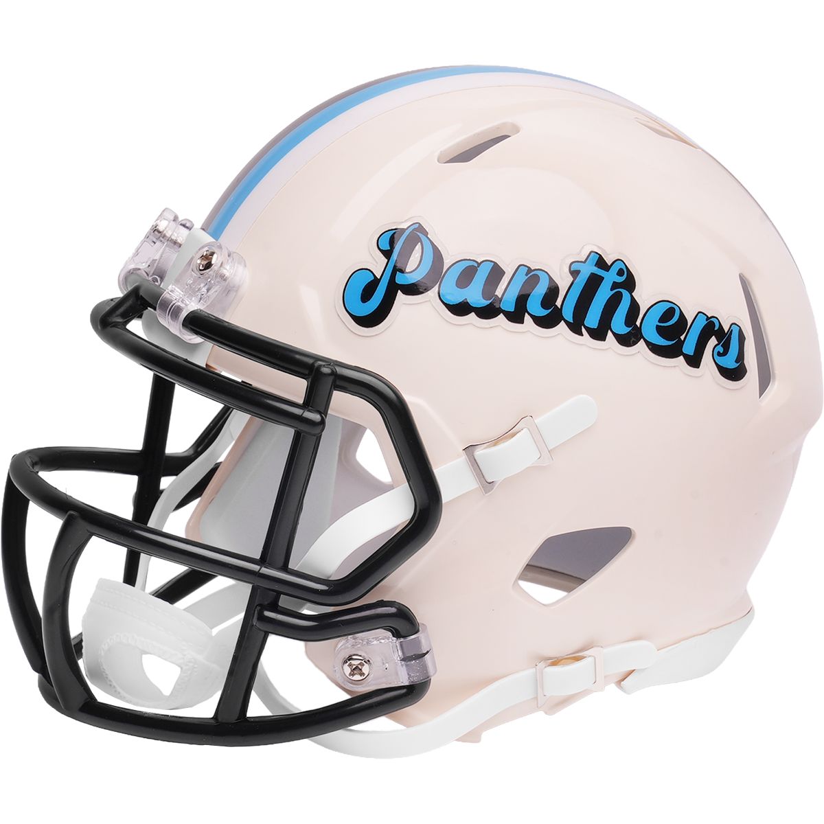 carolina panthers football helmets Helmet Riddell Authentic Full Size Speed Style A four point chinstrap comes standard. Carolina Panthers Riddell Speed Mini