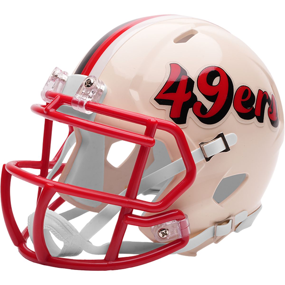 football helmet 49ers San Francisco Authentic Speed Release facemask attachment system San Francisco 49ers added a