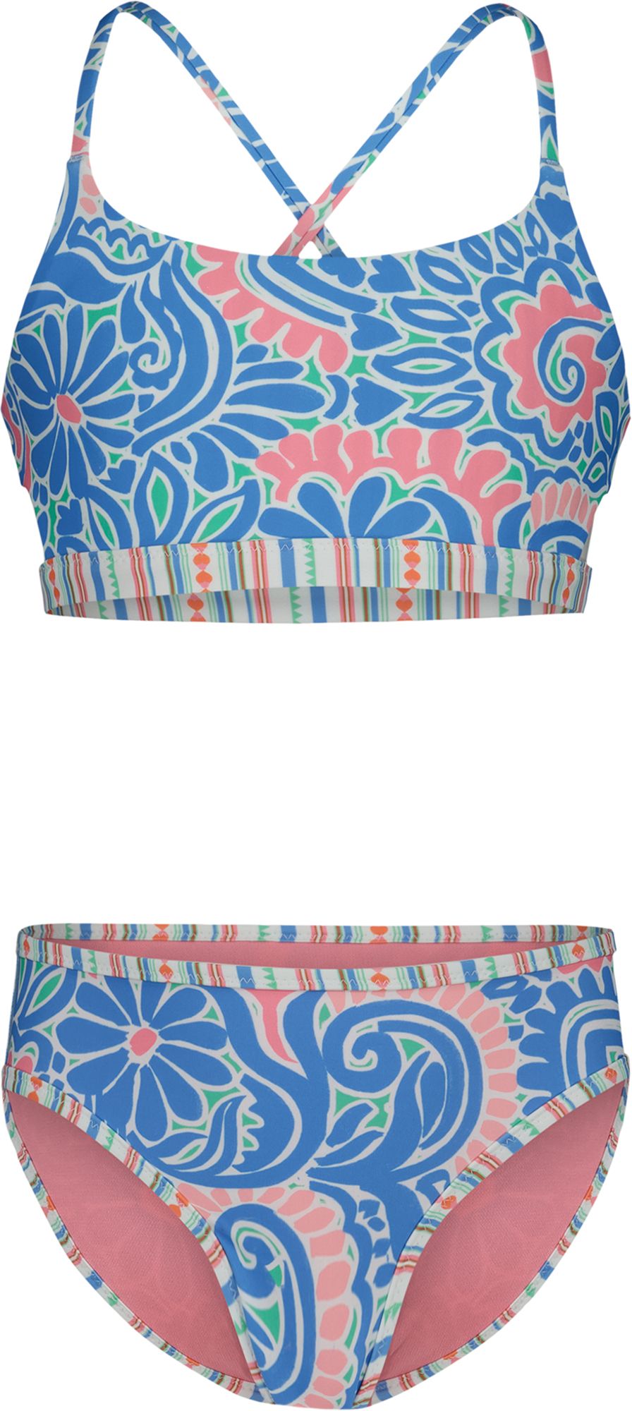 Roxy Girls' Cascais Floral Reversible Bikini Set | Dick's Sporting