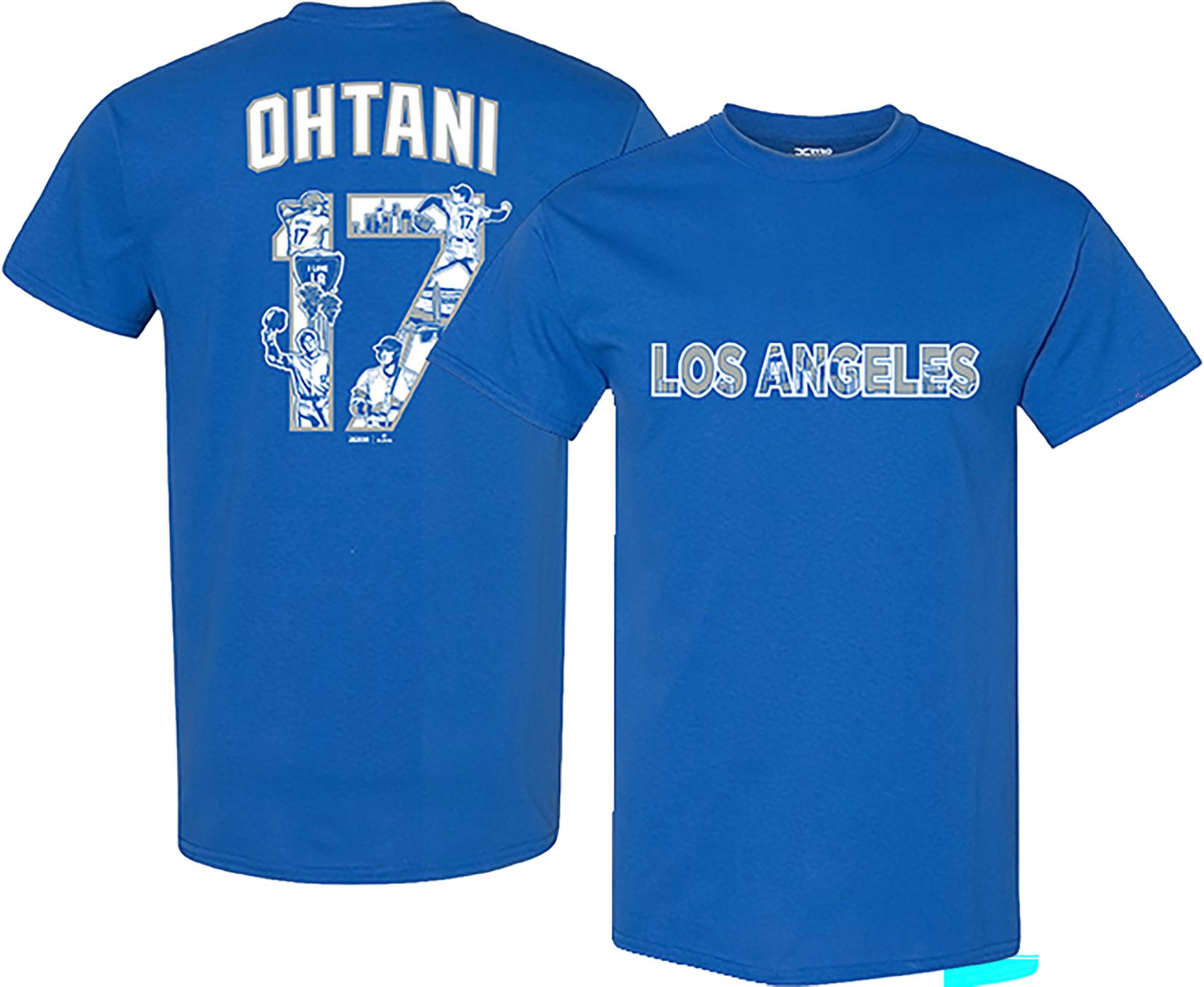 Ryno Sports Men's Los Angeles Dodgers Shohei Ohtani #17 Icon T