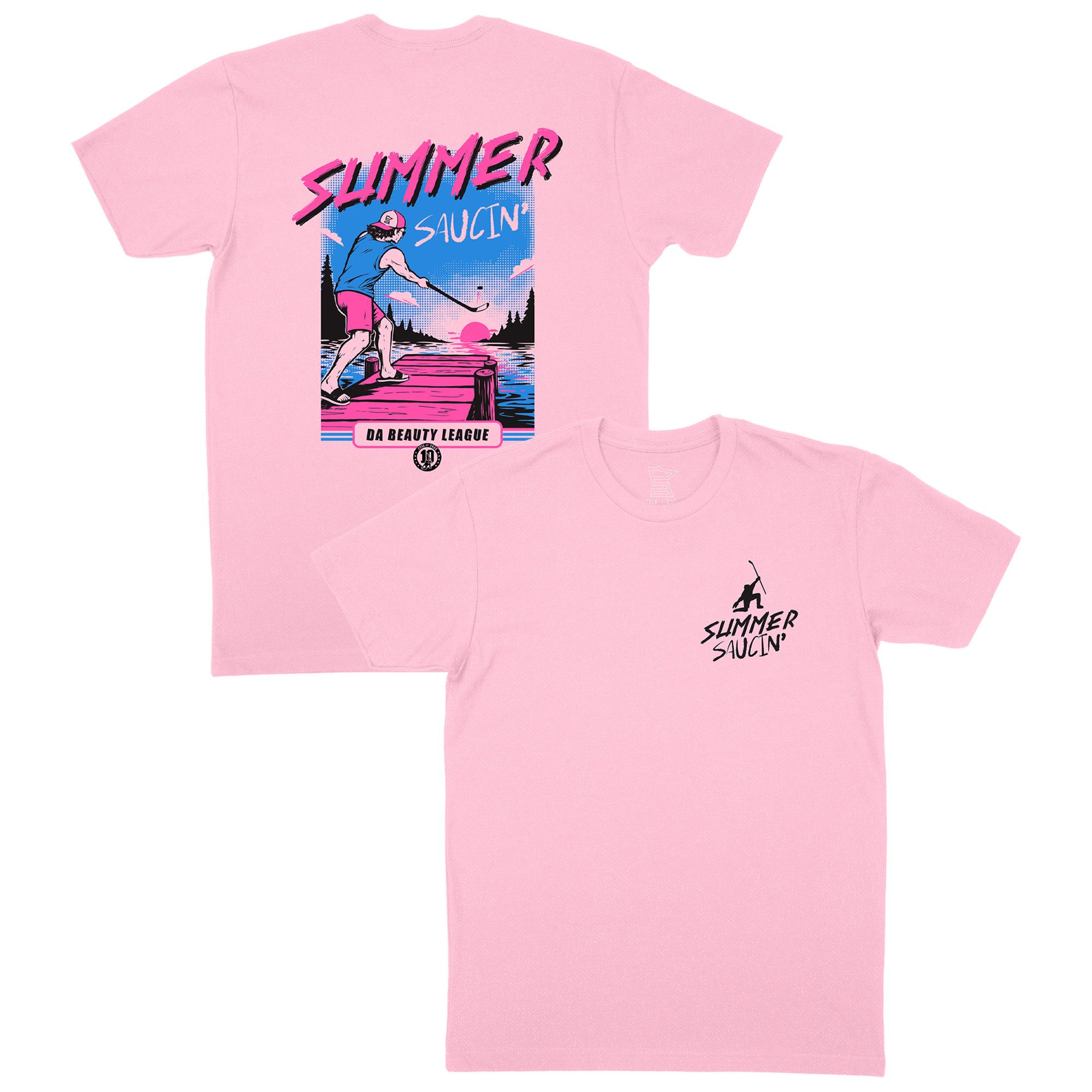 SotaStick Adult Minnesota Hockey Pink Saucin T-Shirt | Dick's