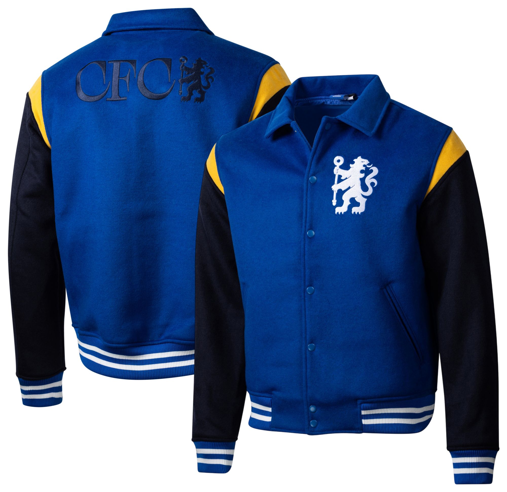 Sport Design Sweden Adult Chelsea FC Blue 2026 Varsity Wool Jacket