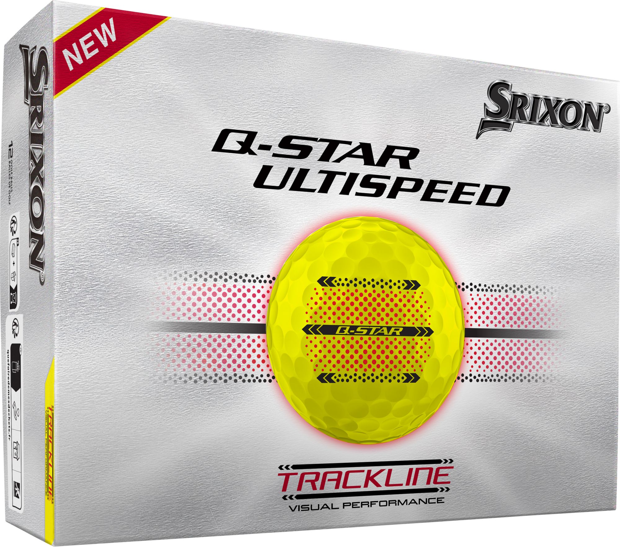 Srixon 2026 Q-STAR Ultispeed Trackline Golf Balls | Golf Galaxy