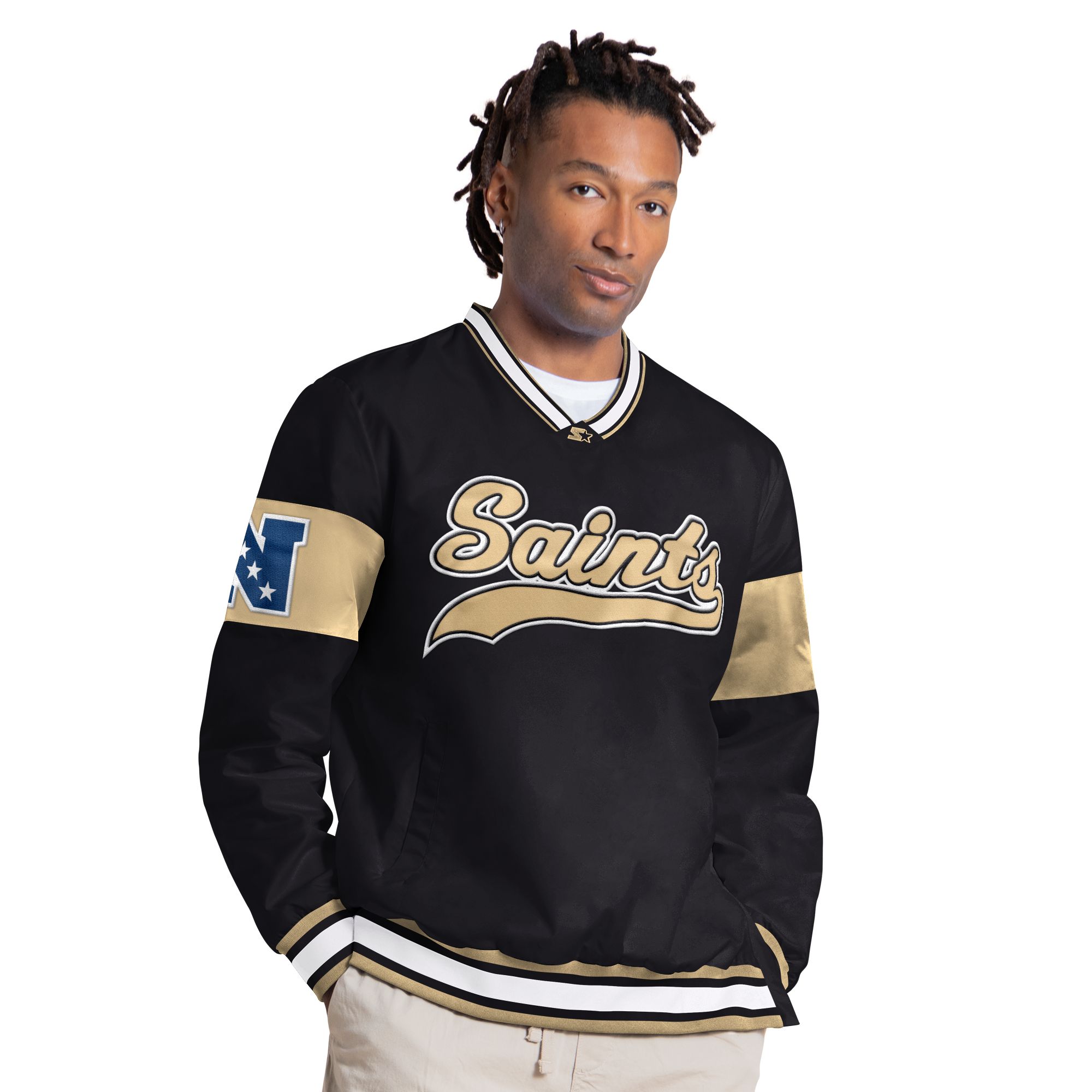 Starter Men's New Orleans Saints Tailsweep Pullover | Dick's
