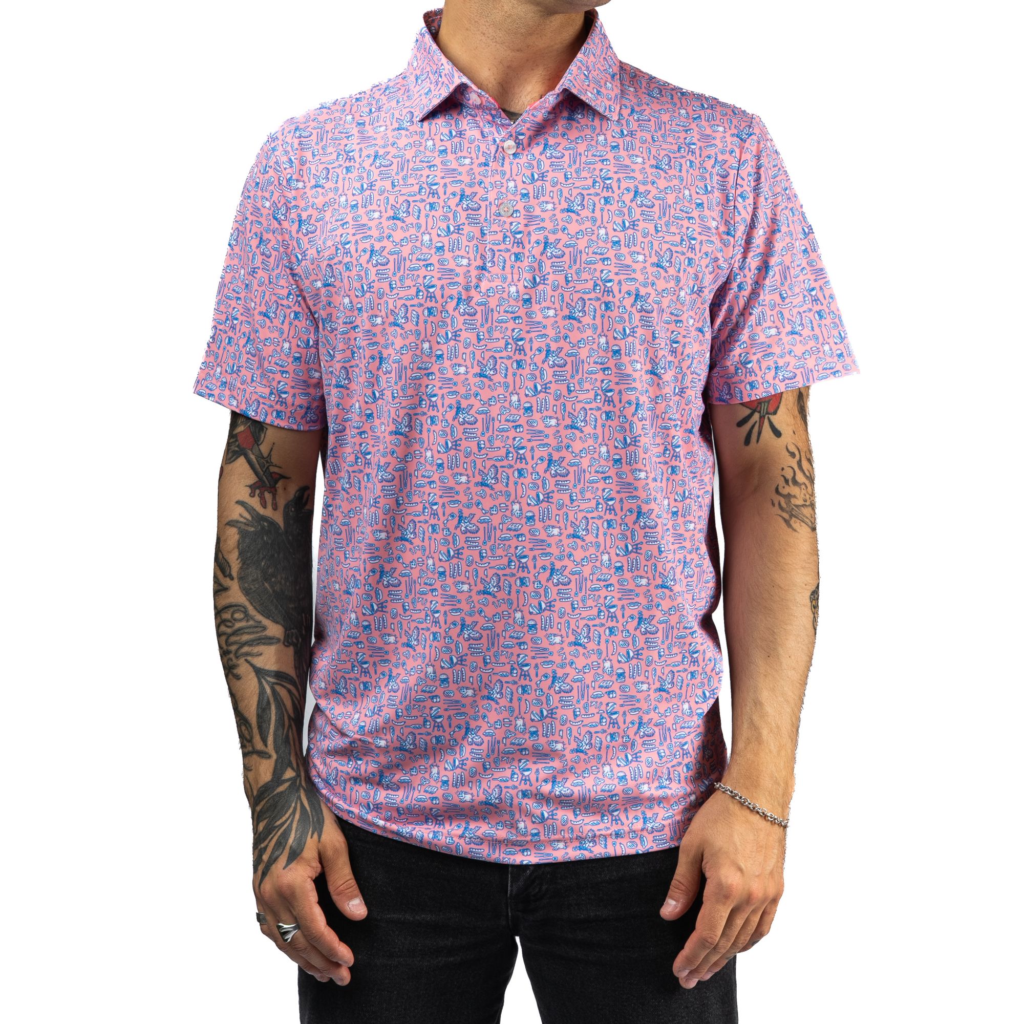 SWAG Men's Backyard BBQ Classic Golf Polo | Dick's Sporting Goods