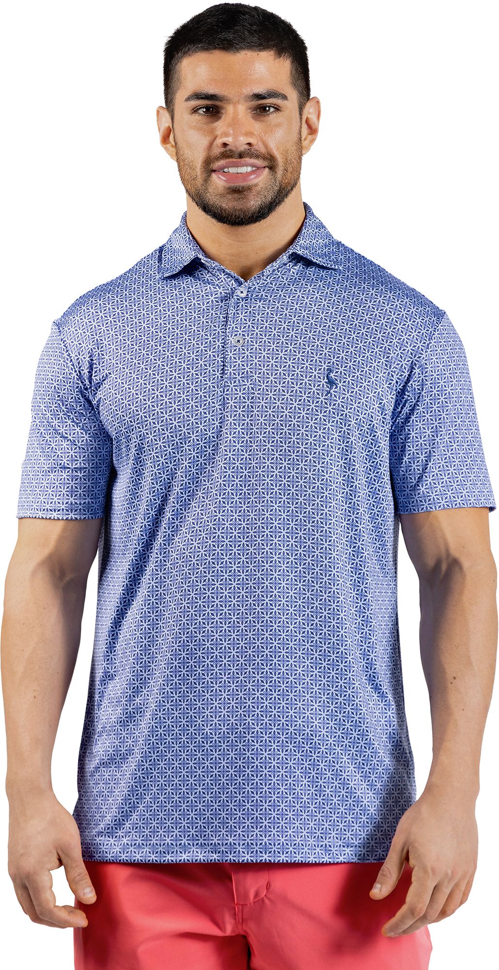 TailorByrd Men's Geo Floral Performance Polo | Dick's Sporting Goods