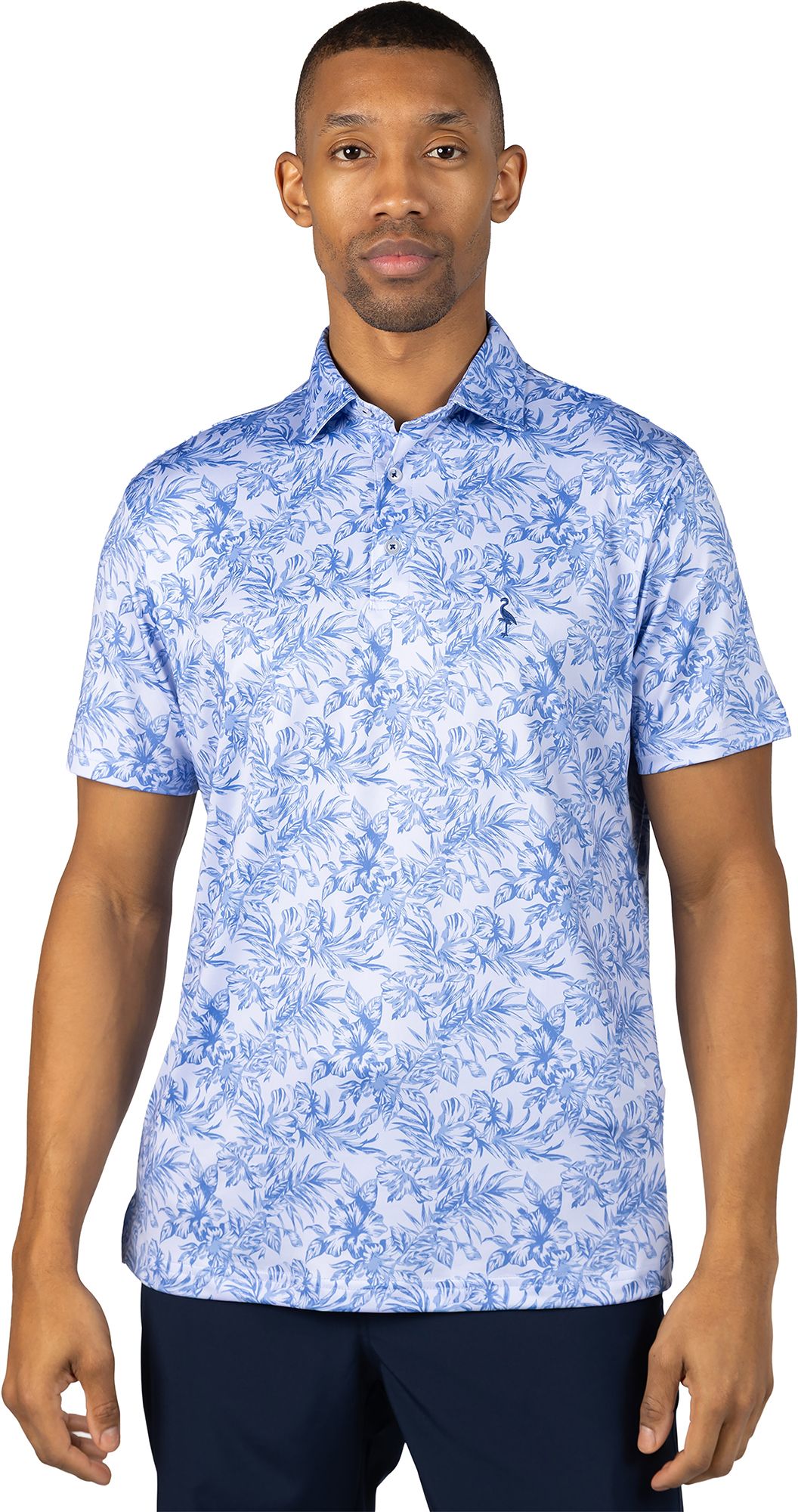 TailorByrd Men's Distressed Tropical Performance Polo | Dick's
