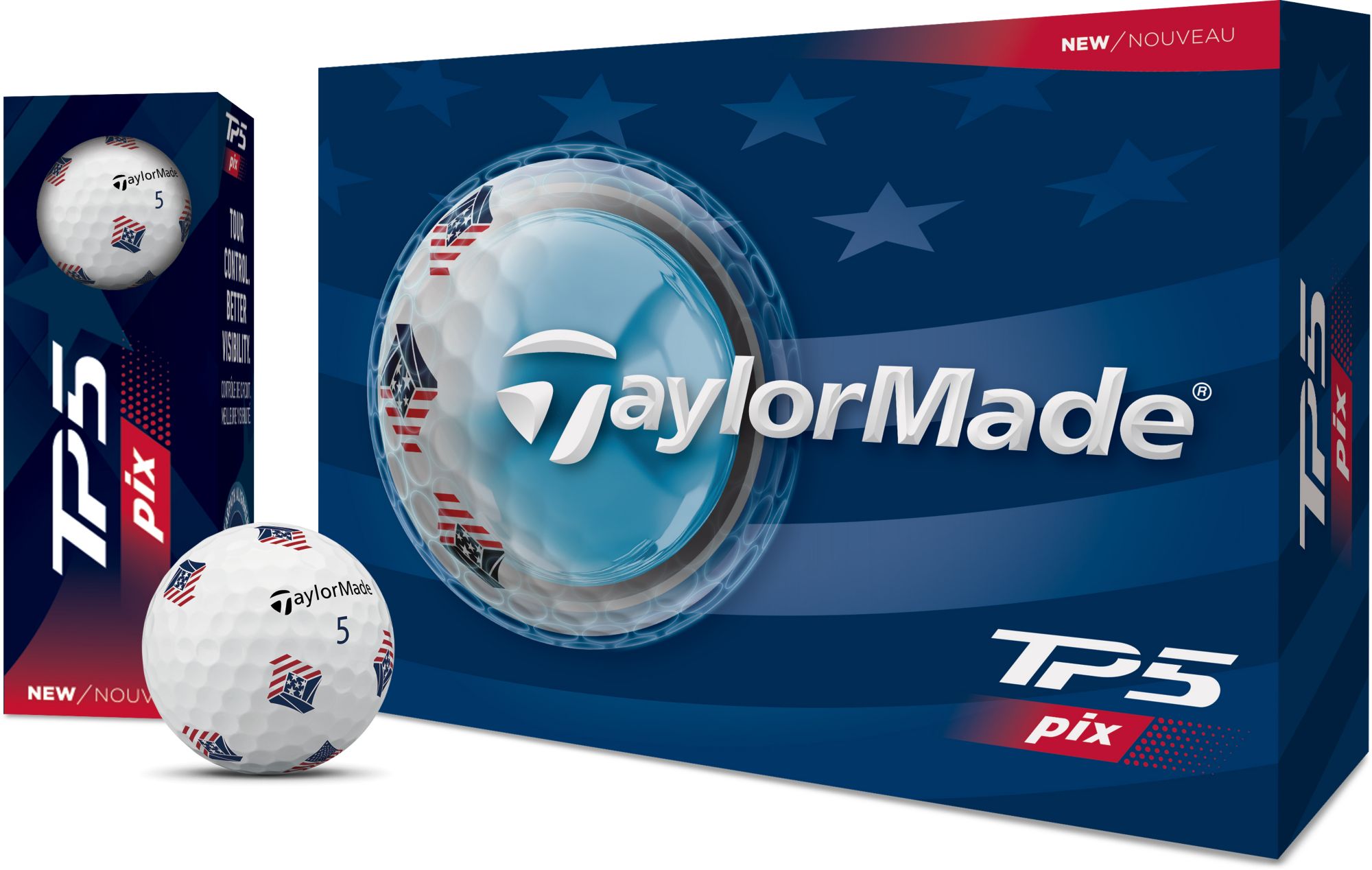 TaylorMade 2026 TP5 pix USA Golf Balls | Golf Galaxy