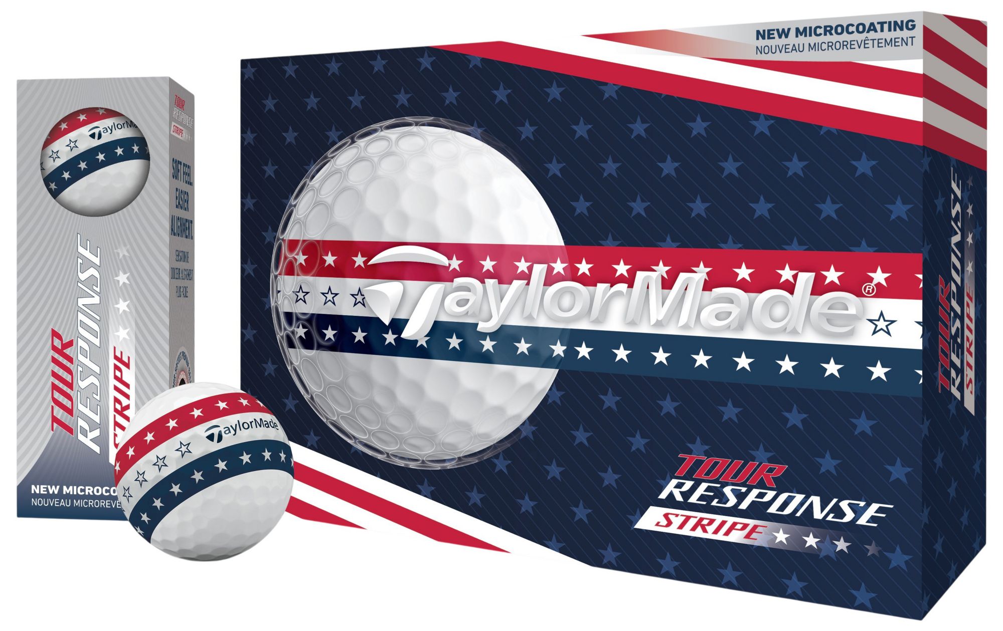 TaylorMade 2026 Tour Response USA Stripe Golf Balls | Golf Galaxy