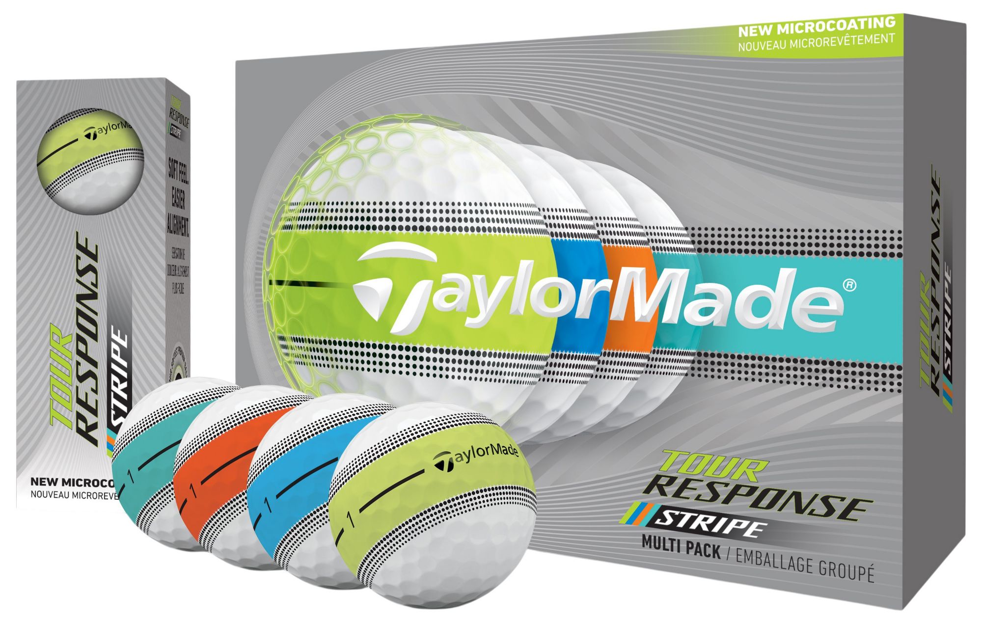 2026TaylorMade Tour Response Stripe 2ダース TaylorMade 2026 Tour Response Stripe Golf Balls | Golf Galaxy