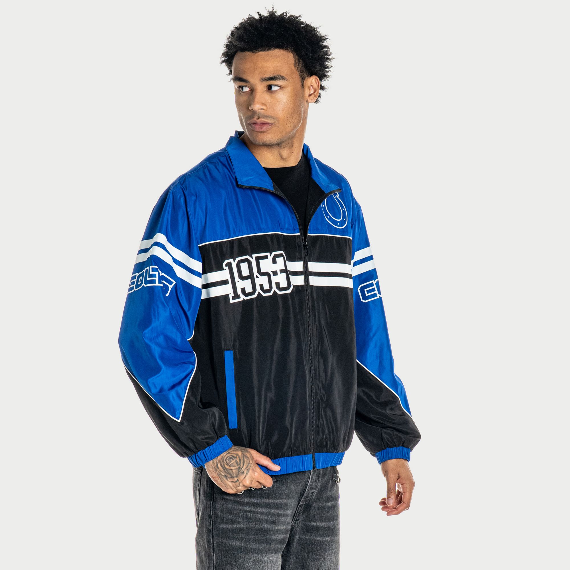 The Wild Collective Women's Indianapolis Colts Oversized Full-Zip