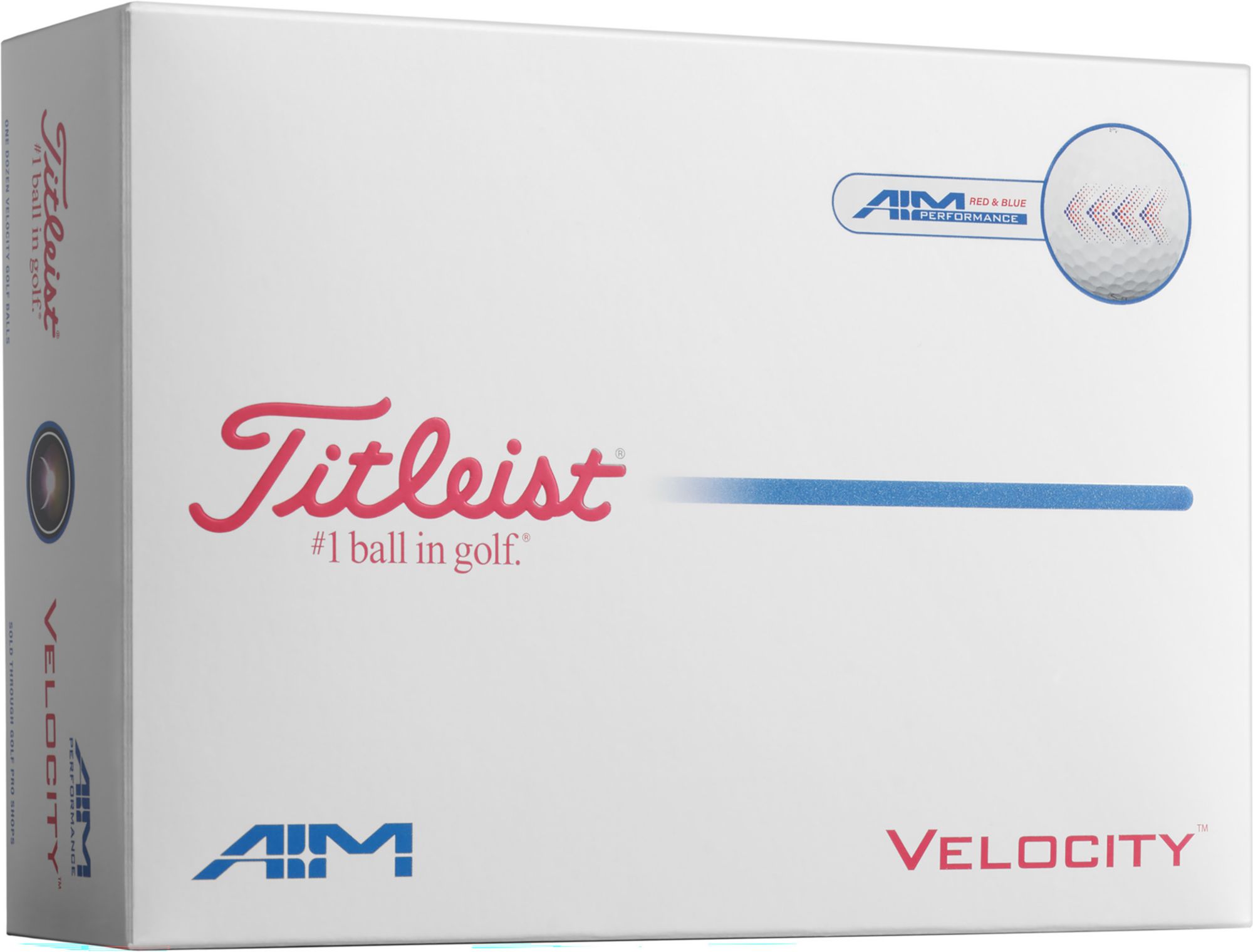 Titleist 2026 Velocity AIM Performance - Red, White, & Blue Golf