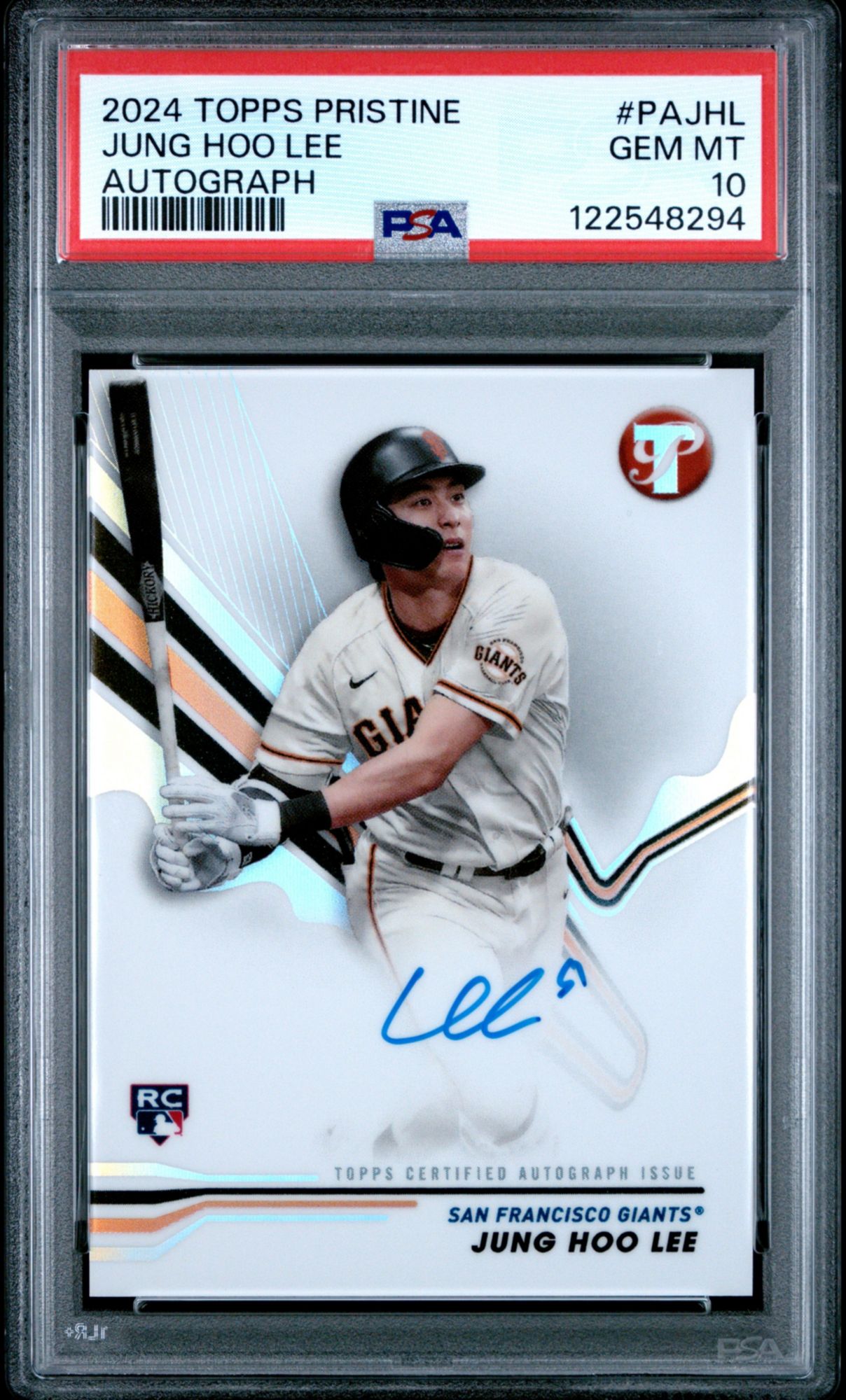 2024 Topps Pristine Pristine Autographs PAJHL Jung Hoo Lee PSA 10