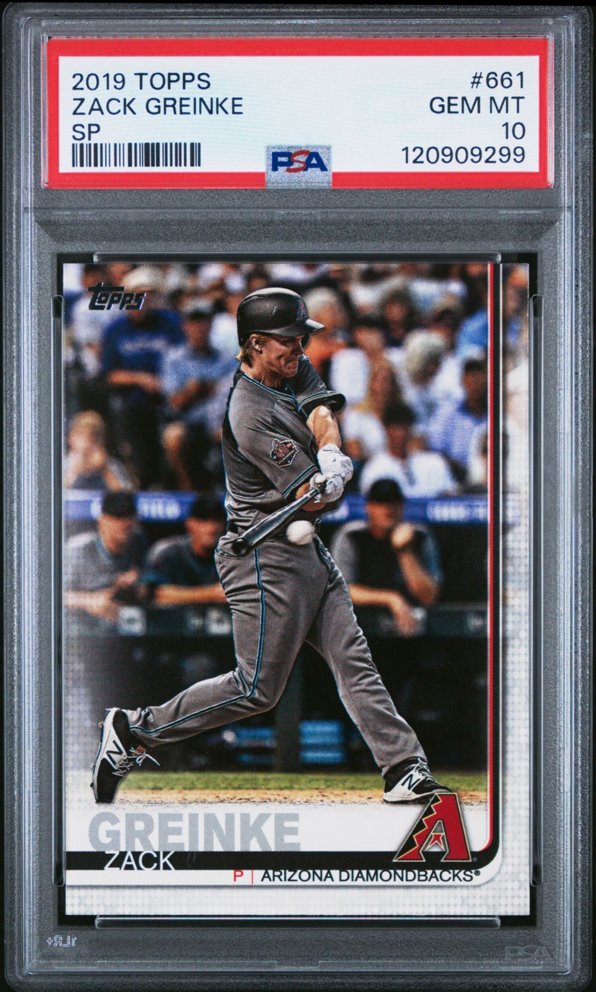 2019 Topps 661 Zack Greinke Sp PSA 10 | Dick's Sporting Goods