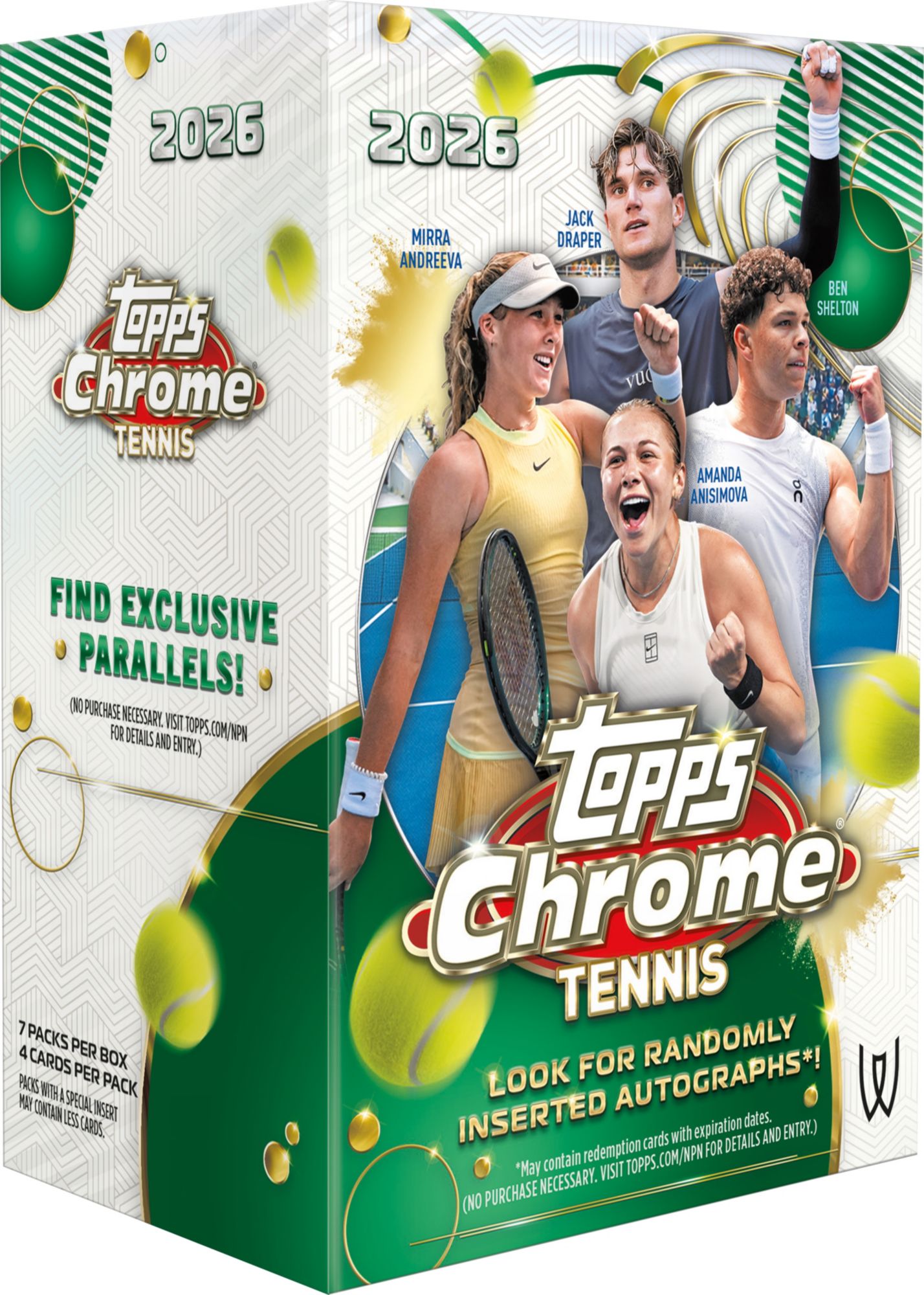 PSA SUMMIT 2026 SUMMER TOP CUT グッズセット 2026 Topps Chrome Tennis Value Box | Dick's Sporting Goods