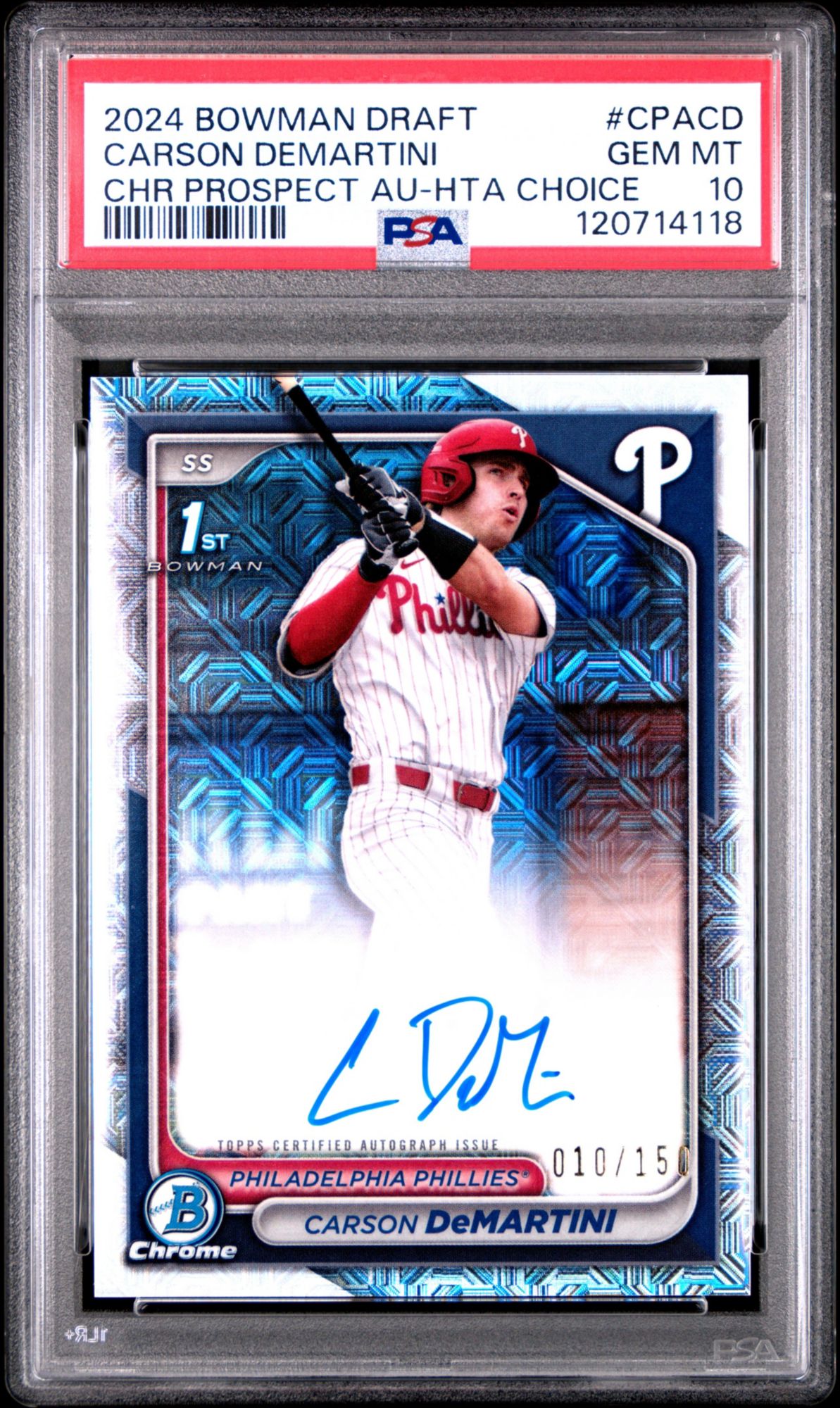 2024 Bowman Draft Chrome Prospect Autographs CPACD Carson
