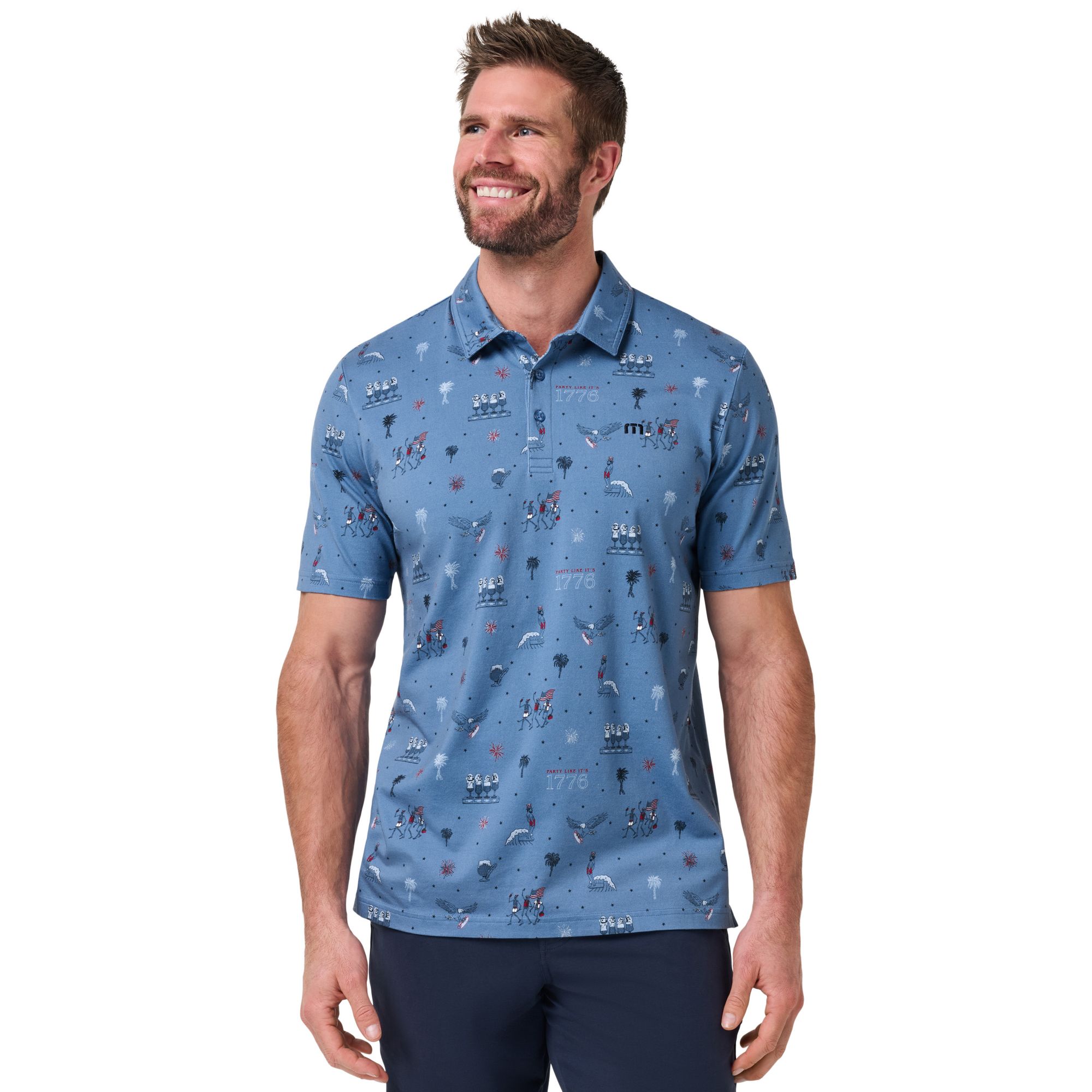 TravisMathew Men's ComfortKnit Festival Golf Polo | Golf Galaxy