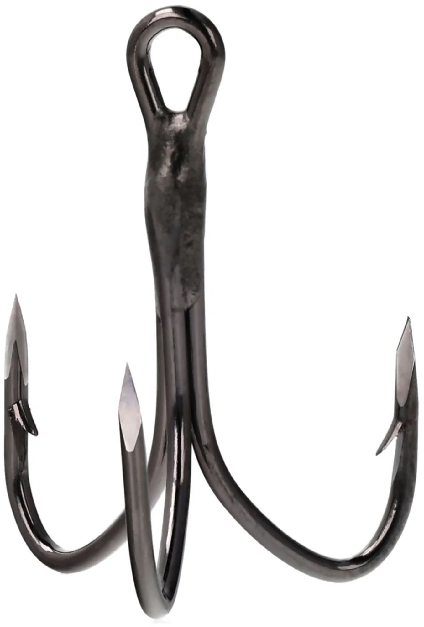 3 pronged fish hook Eagle Claw 3X Treble Regular Shank Round Bend Bronze high carbon steel Q741 wire 3 Prong Tack Hook 