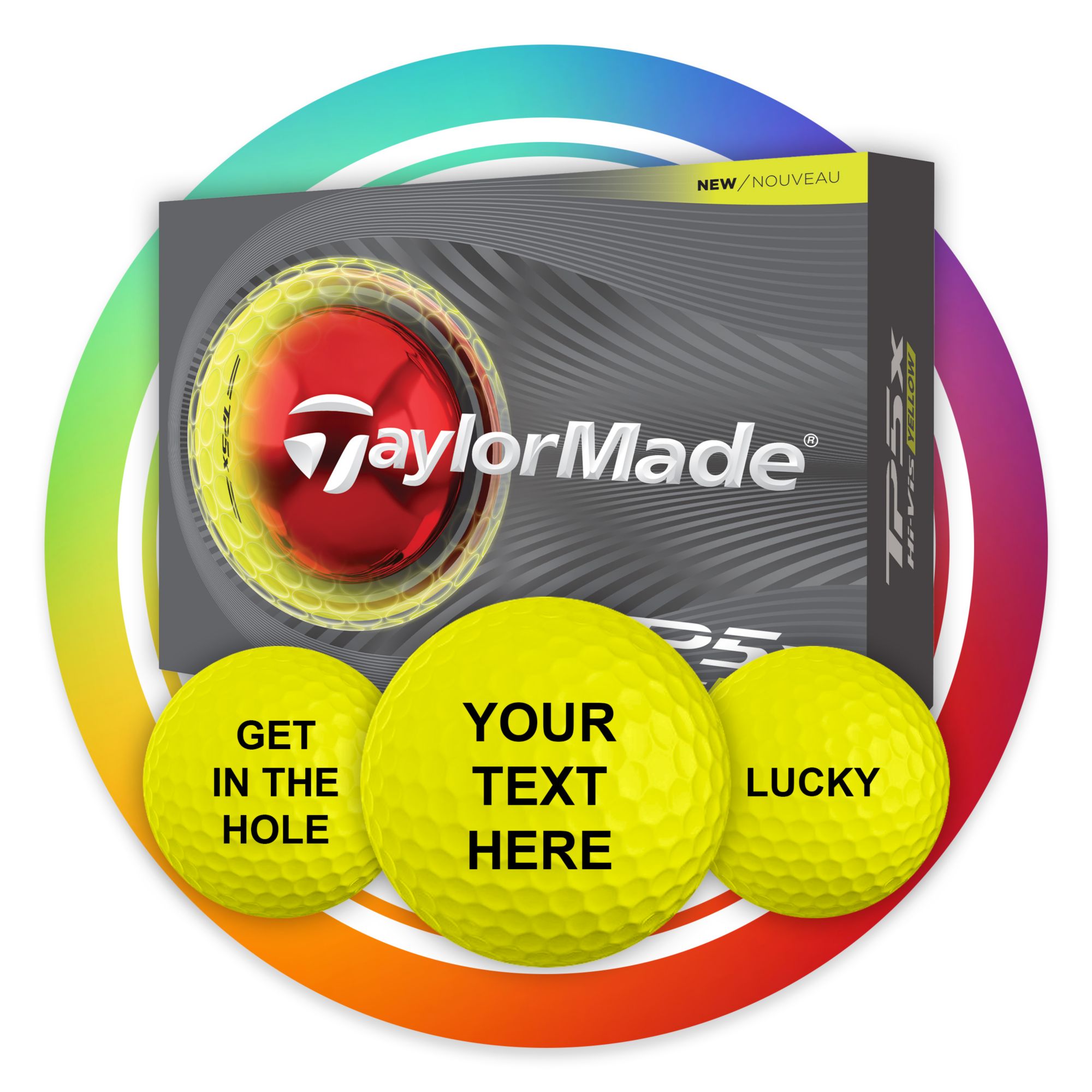 TaylorMade 2026 TP5x Personalized Golf Balls | Golf Galaxy