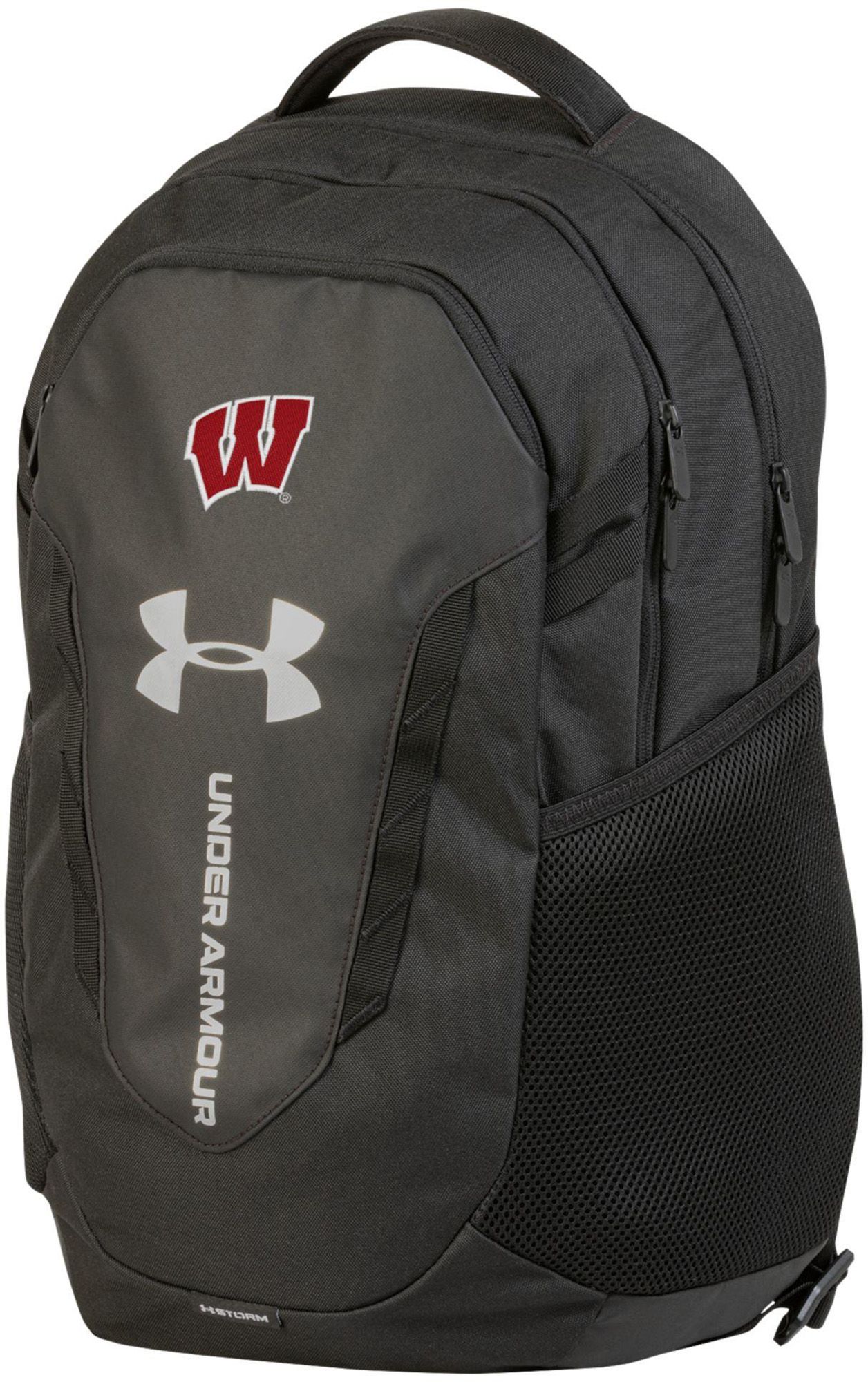 Under Armour Wisconsin Badgers Black Hustle 6.0 Backpack | Dick's