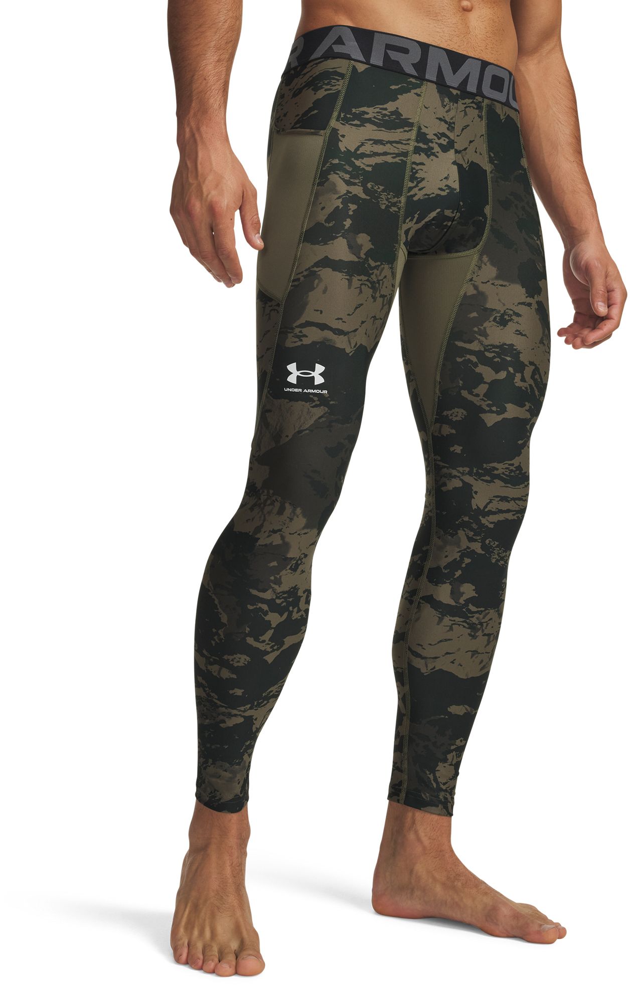 ウォーキング・ランニングウェア Under Armour Men's HeatGear Fitted Camo Under Armour Men's HEATGEAR Colorblock Leggings | Dick's Sporting
