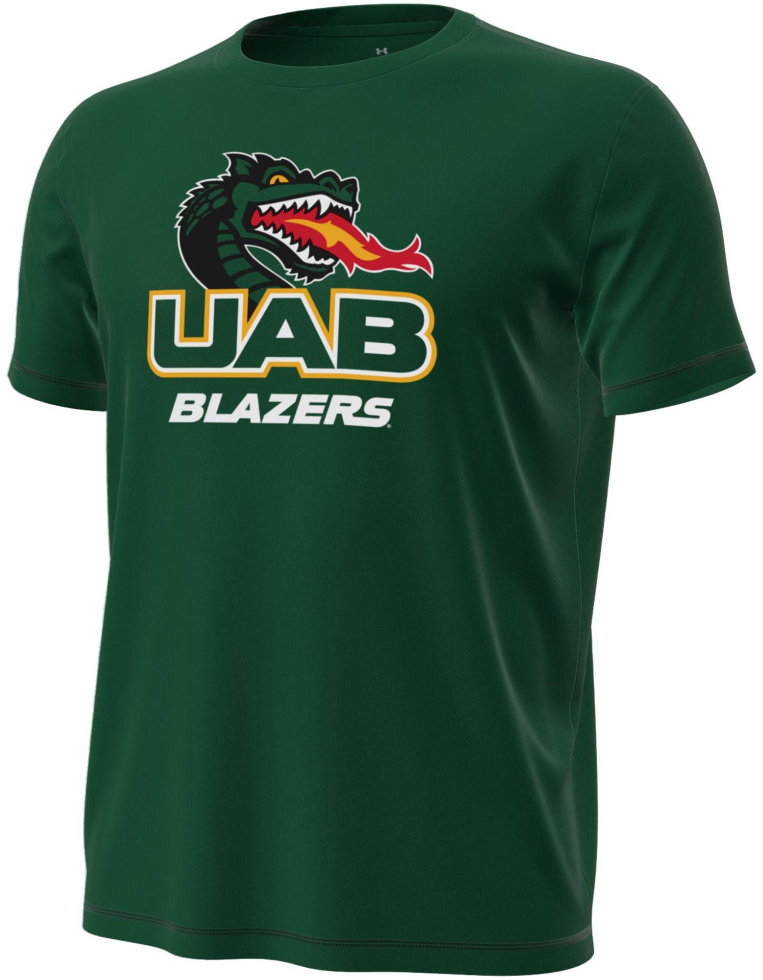 UNDER ARMOUR NECグリーンロケッツ ラガーシャツ 3XL Under Armour Men's UAB Blazers Green Tech Stretch T-Shirt | Dick's