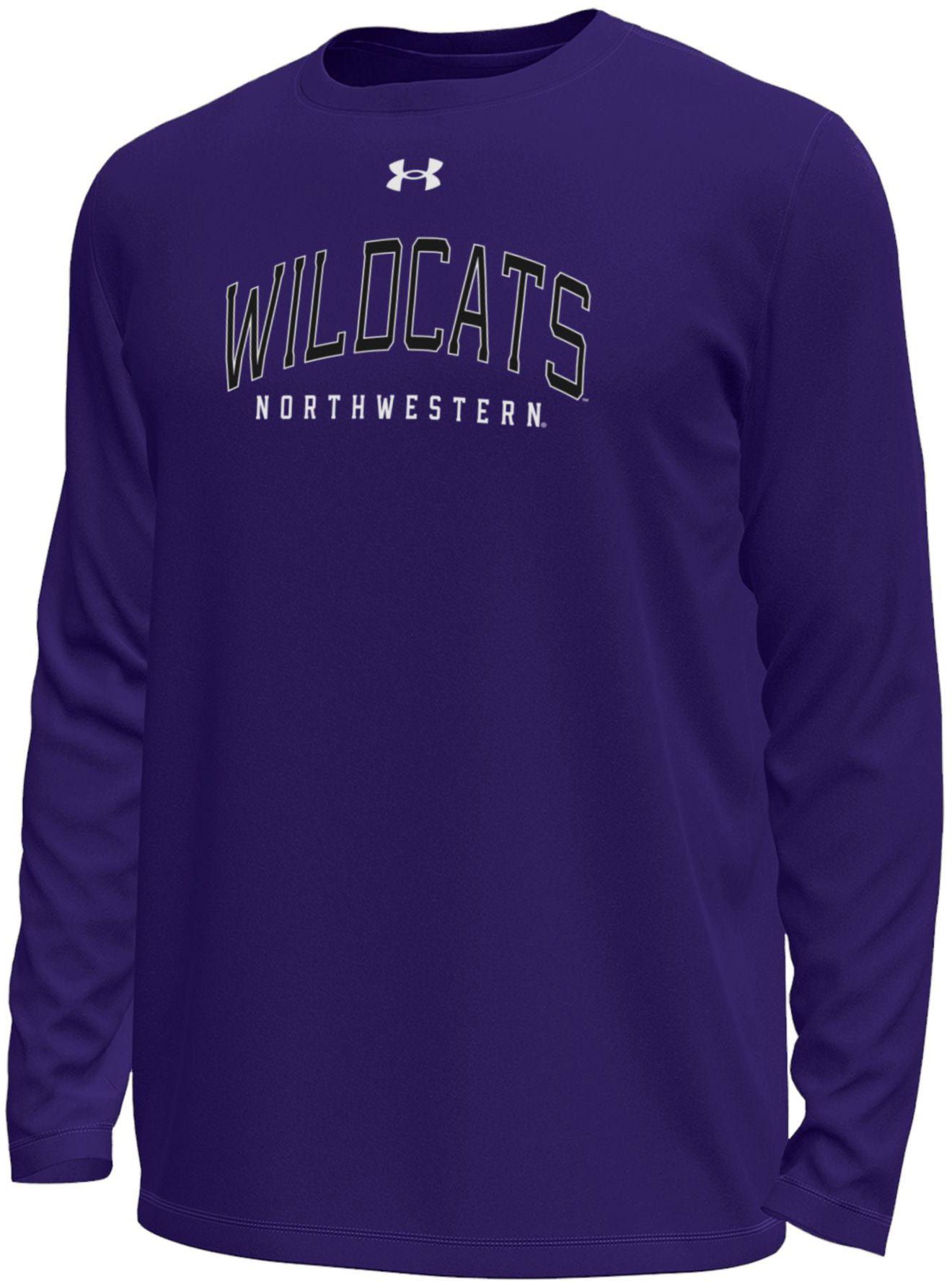 Under Armour Men's Northwestern Wildcats Purple Tech Long Sleeve