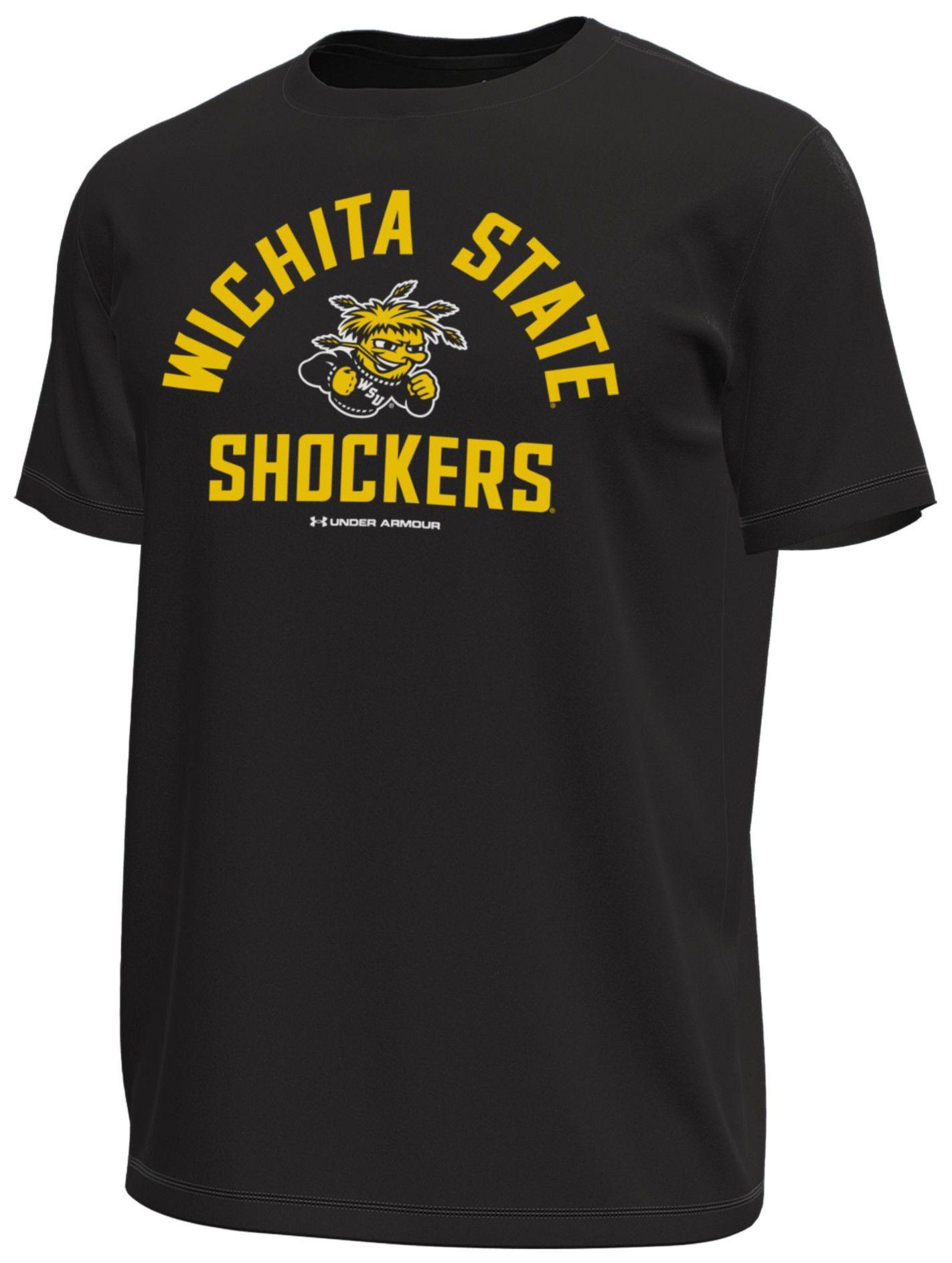 Under Armour Men's Wichita State Shockers Black Tech Stretch T