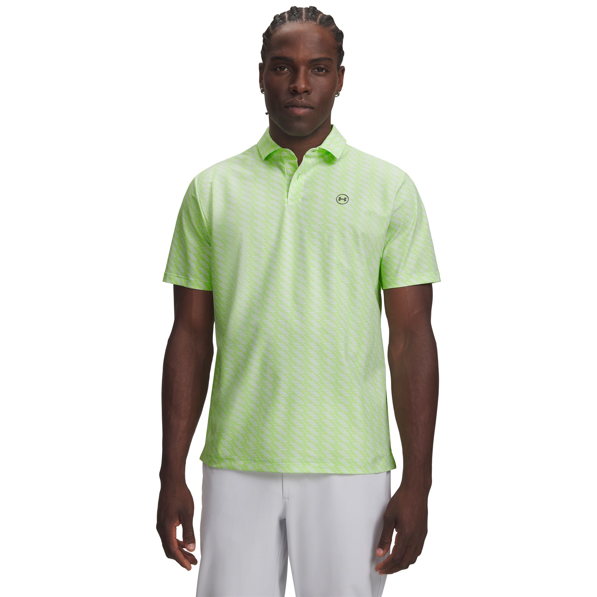 Under Armour Men's UA Drive Chill Printed Golf Polo | Golf Galaxy