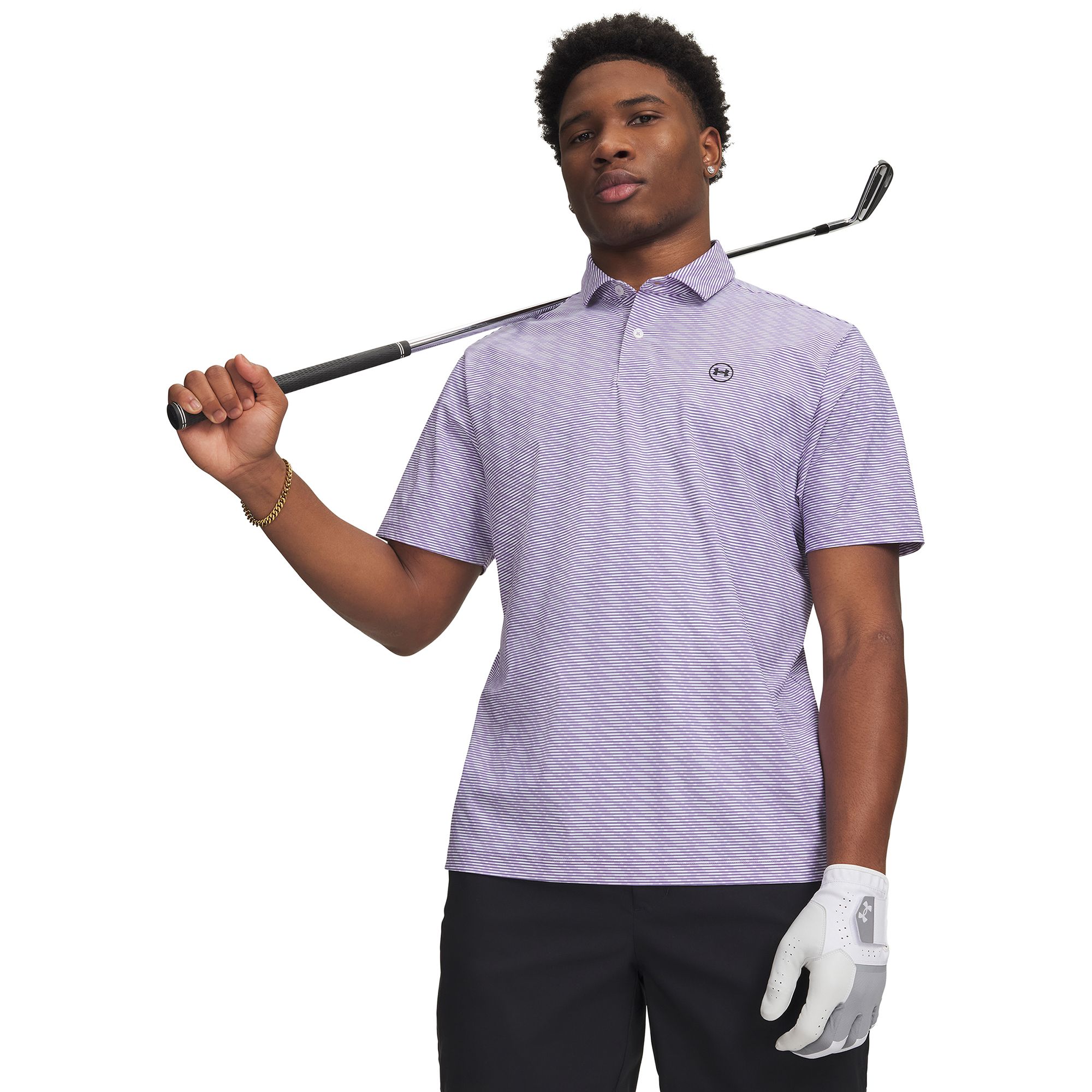 Under Armour Men's UA Drive Chill Printed Golf Polo | Dick's