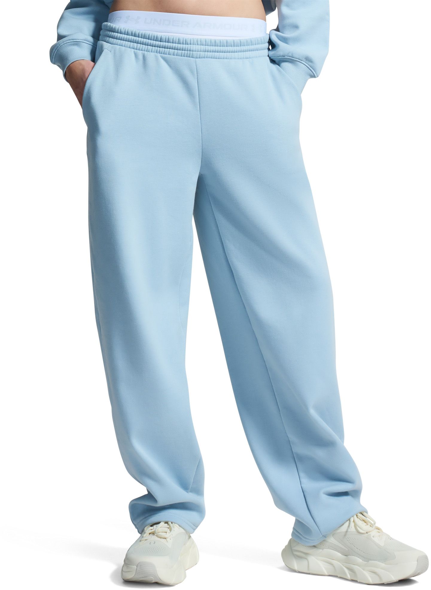Under Armour Women's Icon Fleece Relaxed Pants | Dick's Sporting Goods