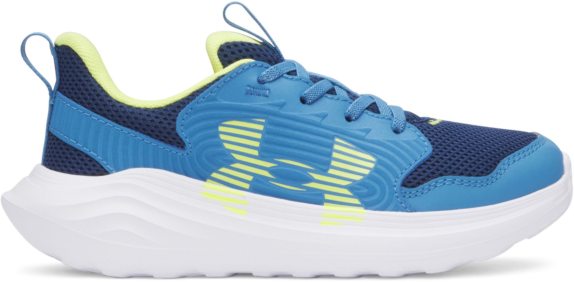 Under Armour Light Blue Kick Sprint 2 Track Running Shoes with Yellow Outsoles Road Trail Run: Under Armour UA Infinite Elite 2 Multi  main image 2