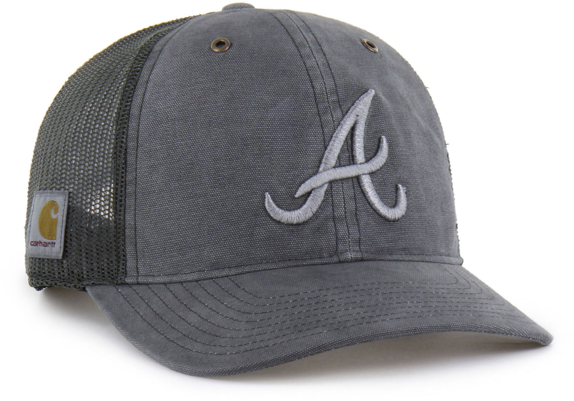 Carhartt x '47 Adult Atlanta Braves Charcoal Dyed Trucker