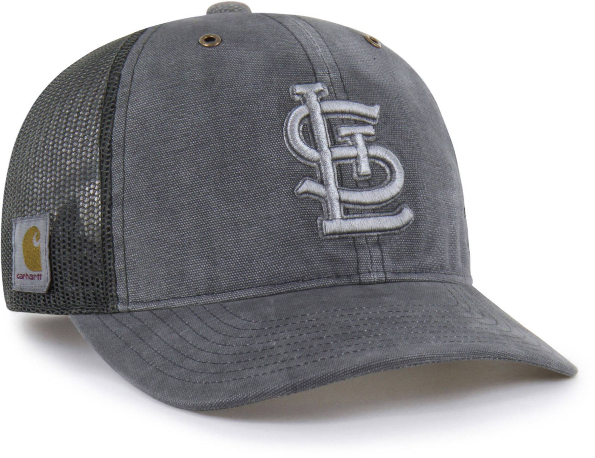 Carhartt x '47 Adult St. Louis Cardinals Charcoal Dyed Trucker