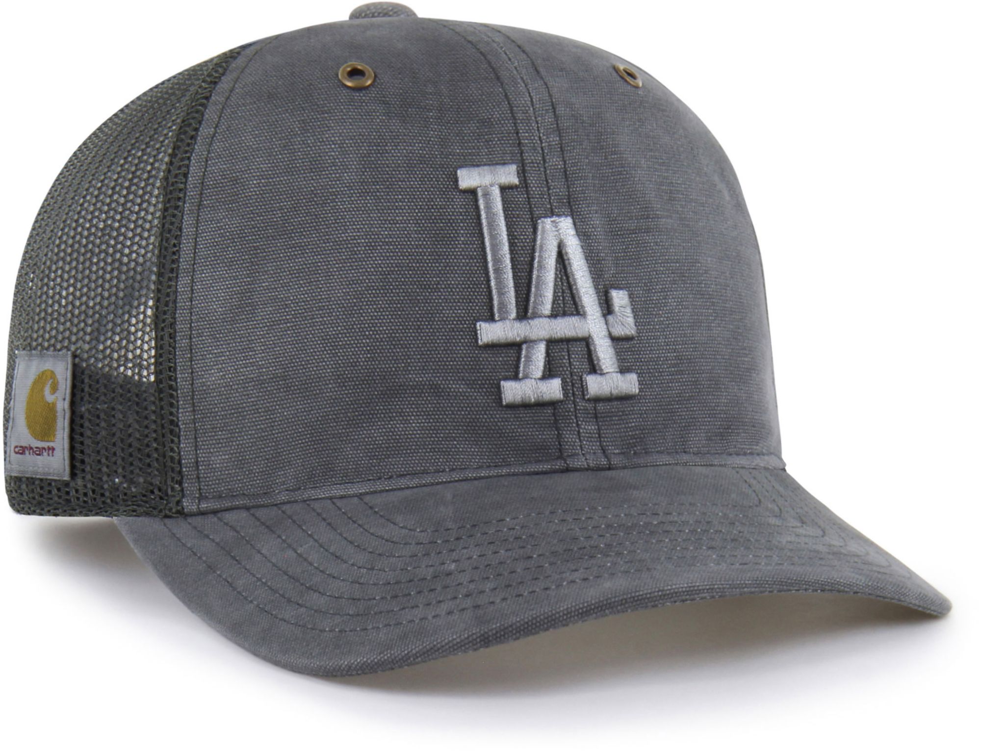 Carhartt x '47 Adult Los Angeles Dodgers Charcoal Dyed Trucker