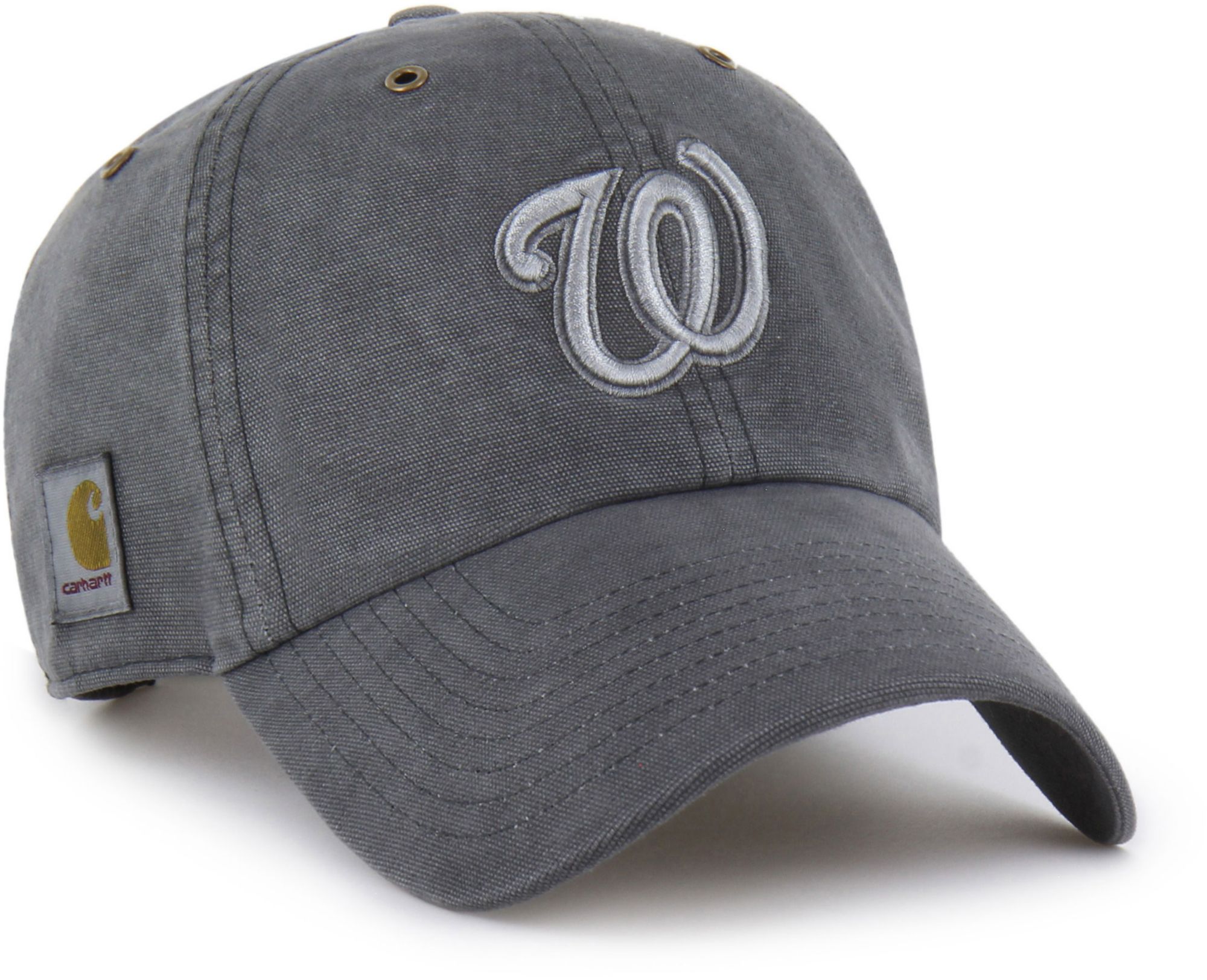 帽子 washboard tomoFREEWHEELERS/UNIION Carhartt x '47 Adult Washington Nationals Charcoal Dyed Clean Up