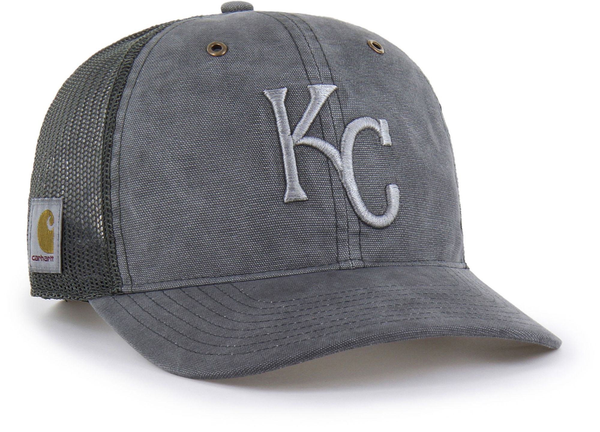 Carhartt x '47 Adult Kansas City Royals Charcoal Dyed Trucker