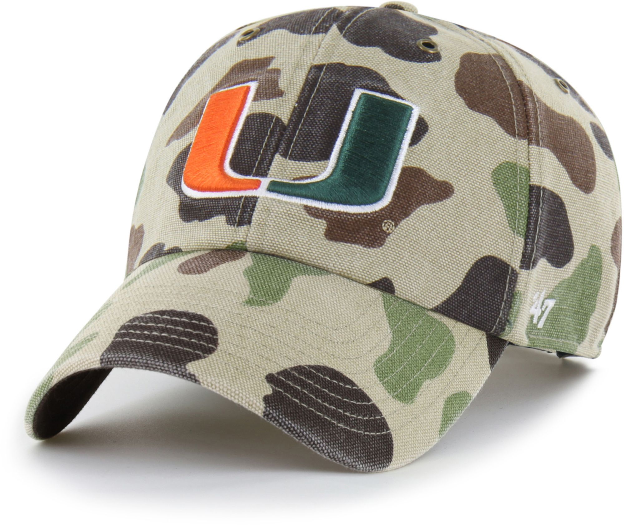Carhartt x '47 Adult Miami Hurricanes Duck Camo Clean Up