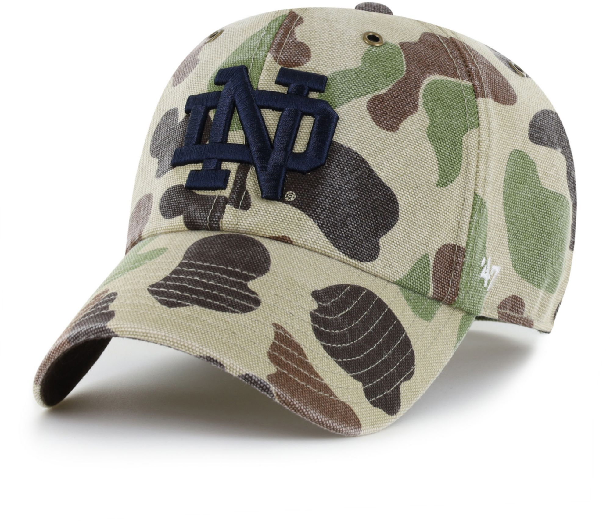 Carhartt x '47 Adult Notre Dame Fighting Irish Duck Camo Clean Up