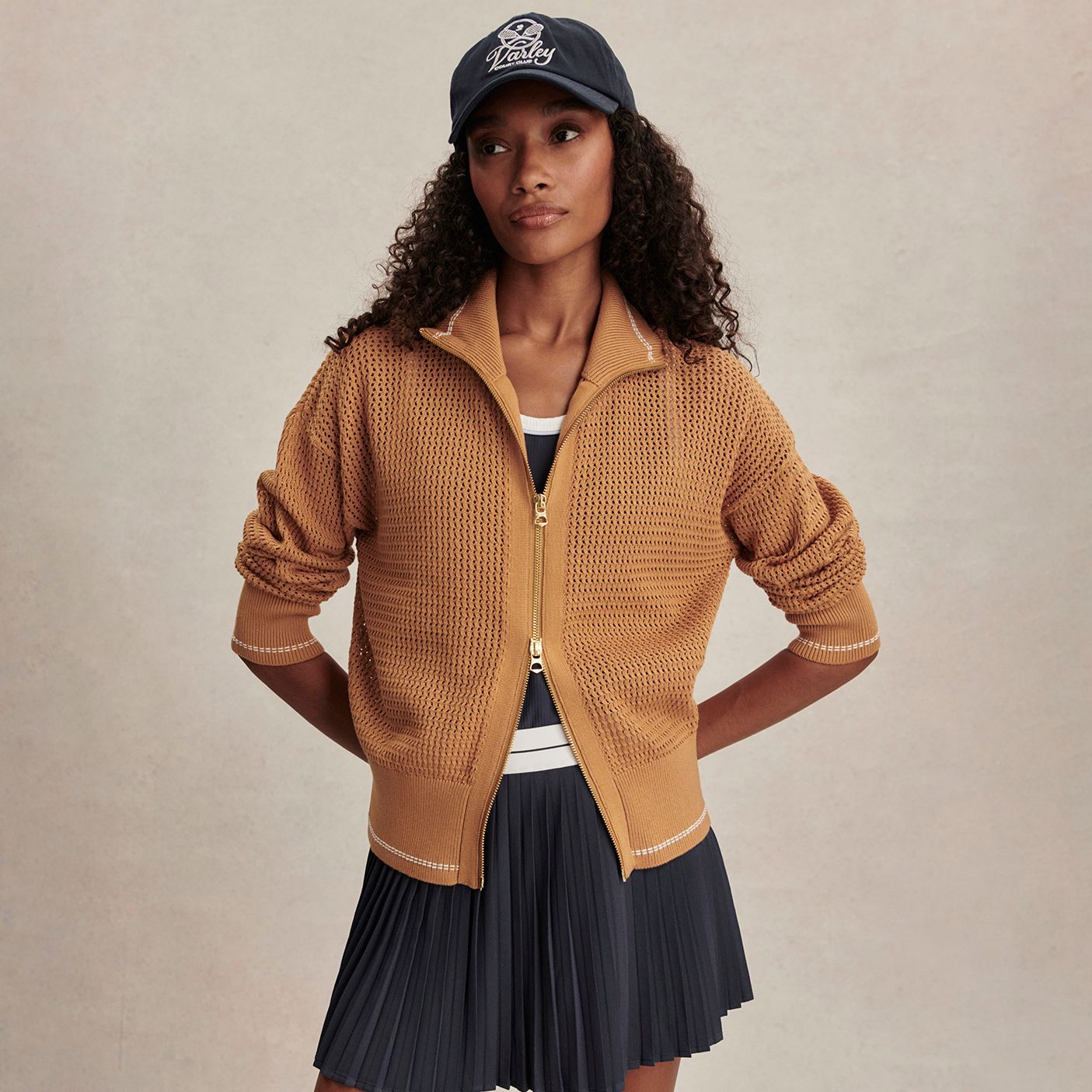 Varley Women's Ina Zip Through Knit Sweater | Dick's Sporting Goods