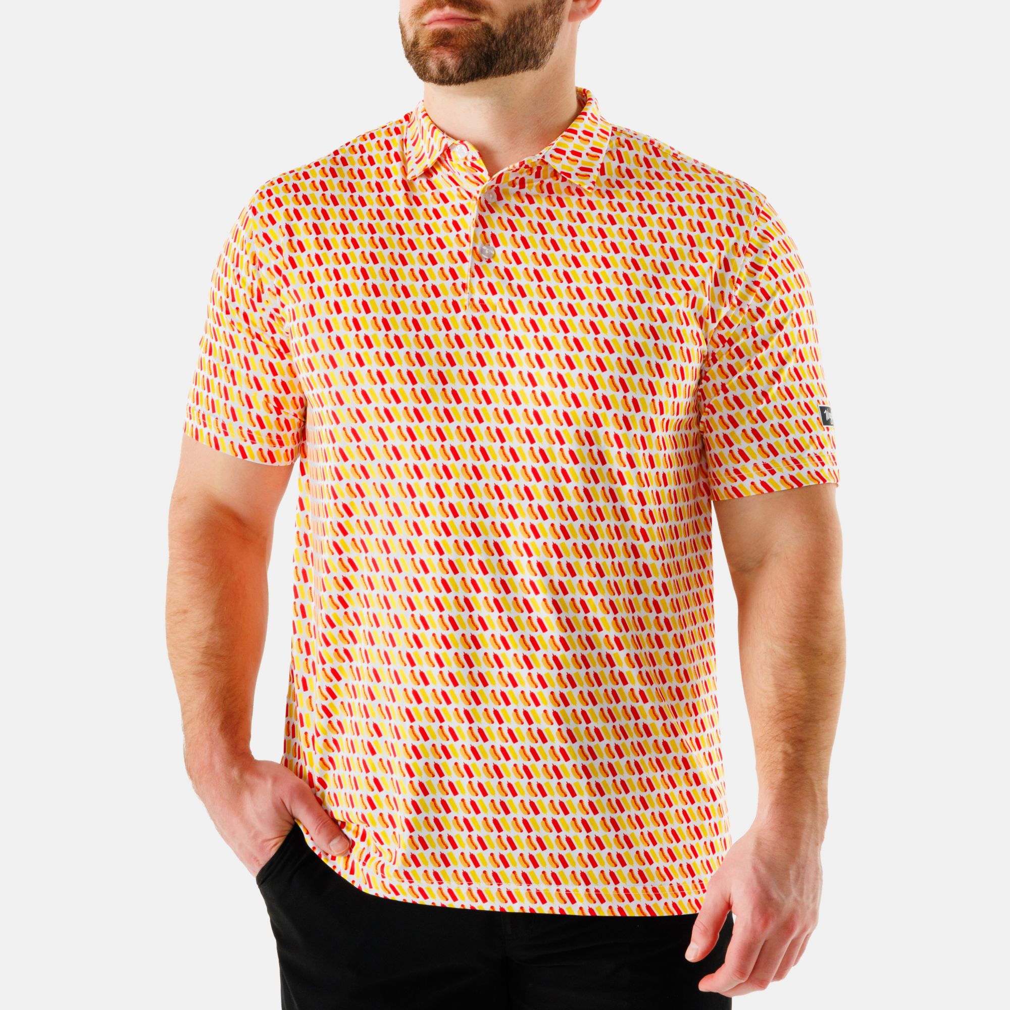 Waggle Men's Glizzy Golf Polo | Dick's Sporting Goods