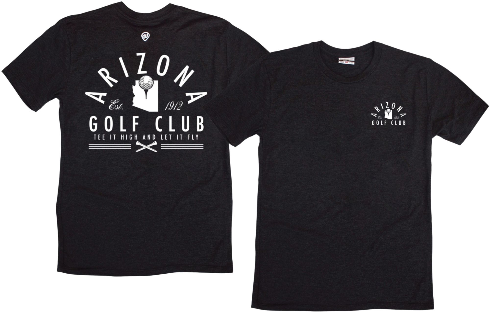 Where I'm From Adult Arizona Black 2 Hit Golf T-Shirt | Dick's