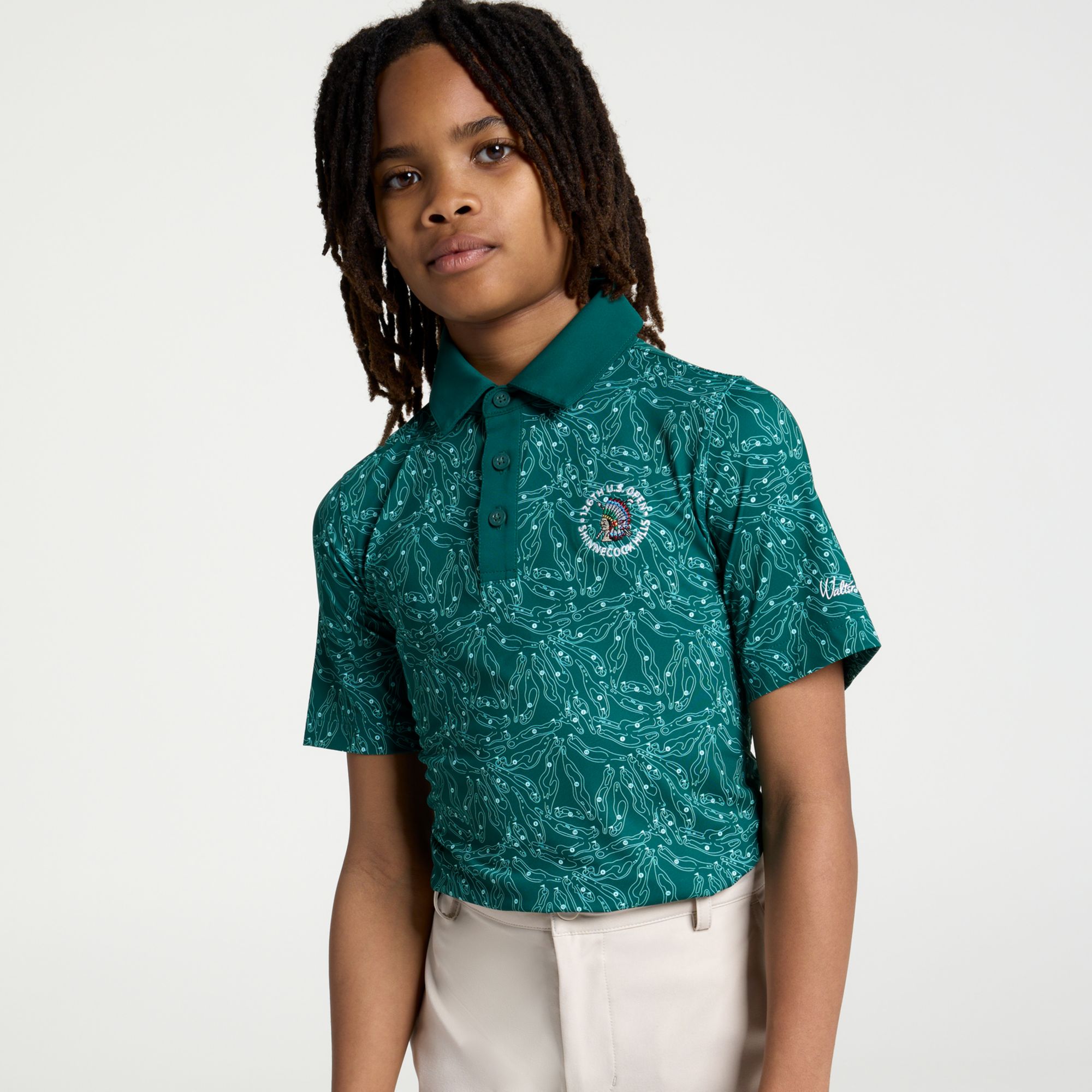 2026 U.S. Open Walter Hagen Youth Performance 11 Printed Polo