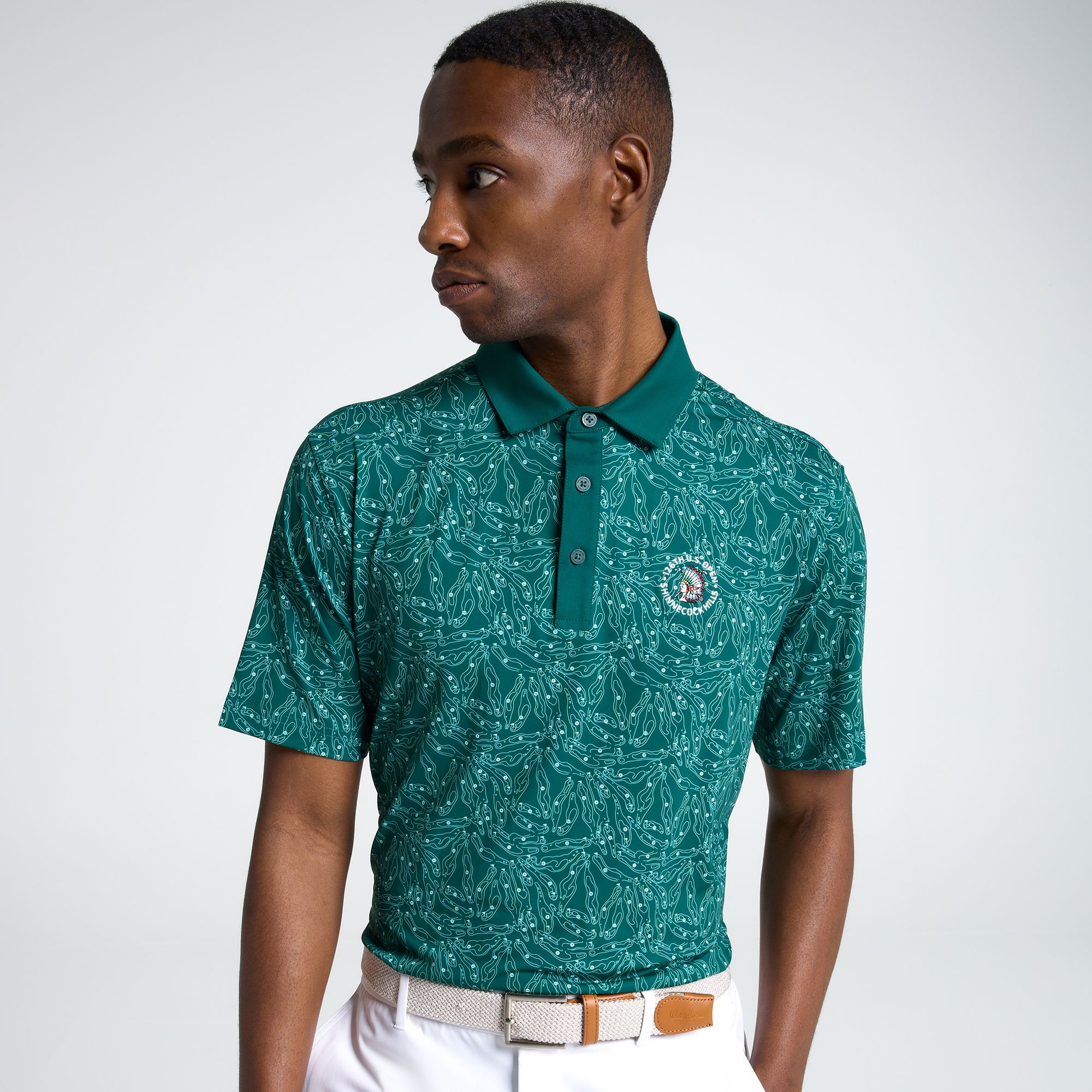 2026 U.S. Open Walter Hagen Men's Performance 11 Printed Polo