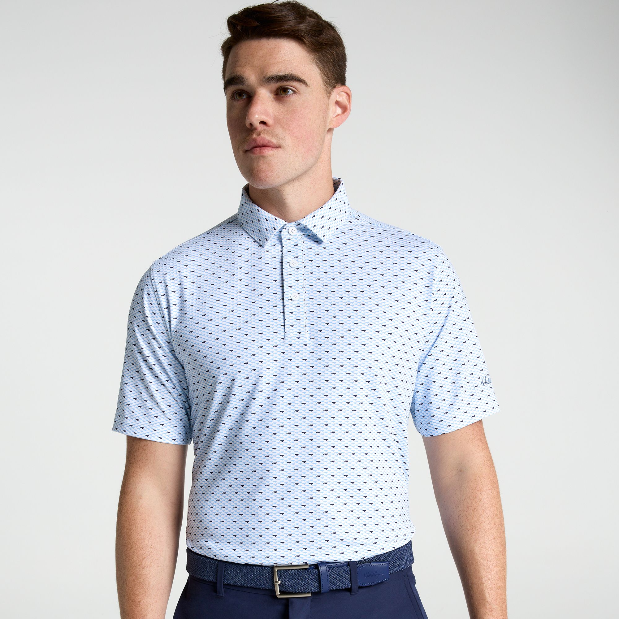 Walter Hagen Men's Performance 11 Tailgate Print Golf Polo | Golf