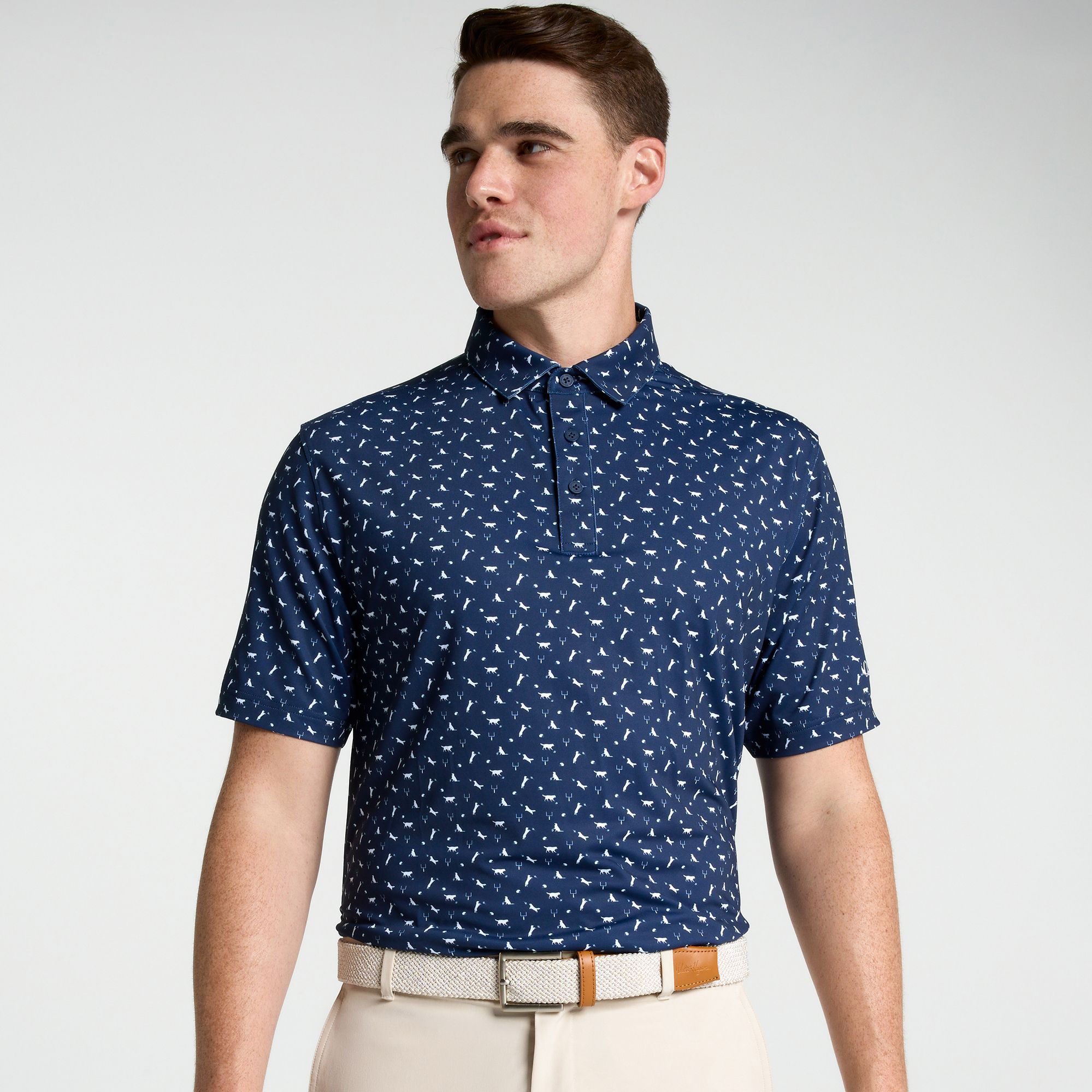 Walter Hagen Men's Performance 11 Tailgate Print Golf Polo | Golf