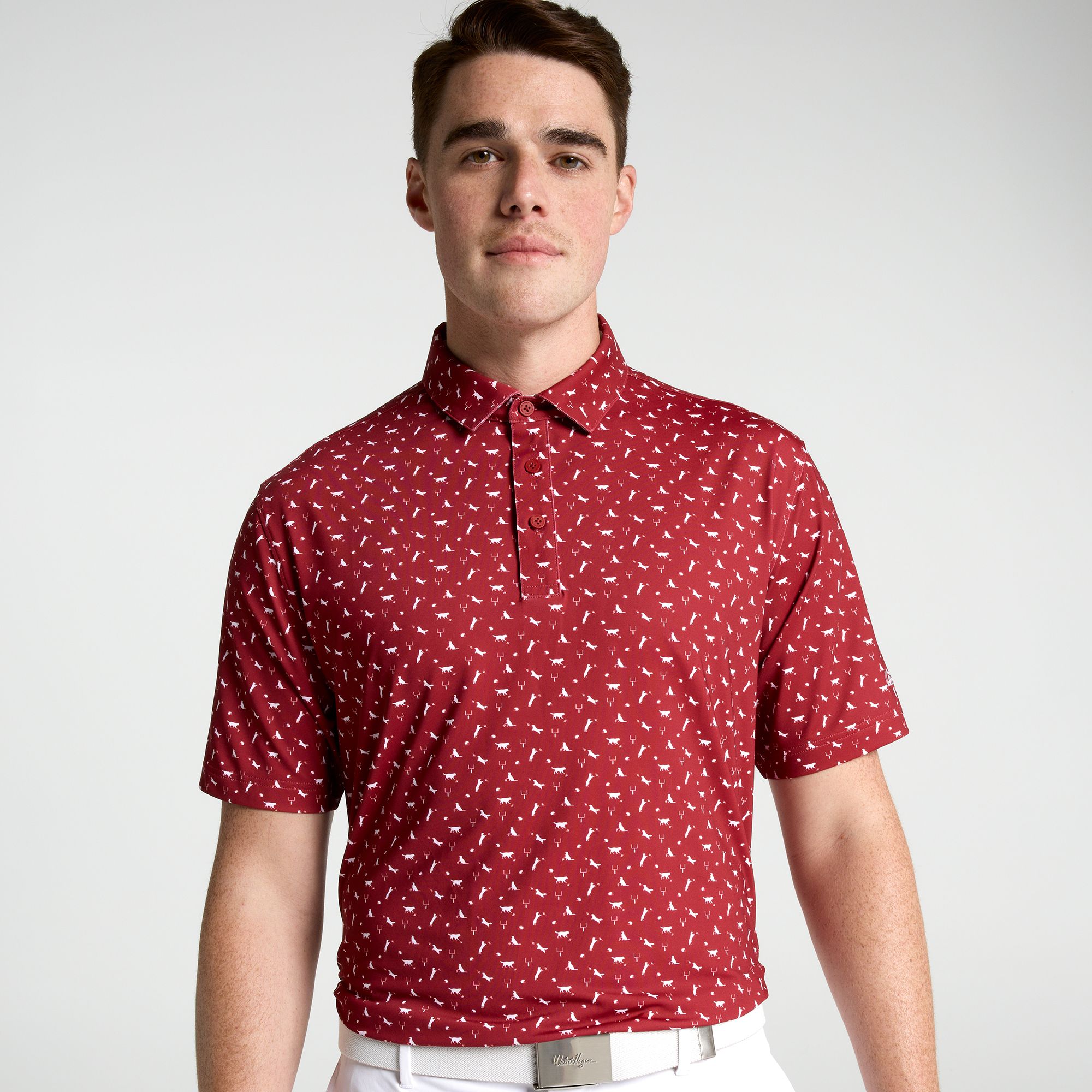 新品✨Walter Hagen 半袖ポロシャツ 花柄 ゴルフウェア Walter Hagen Men's Performance 11 Tailgate Print Golf Polo | Golf