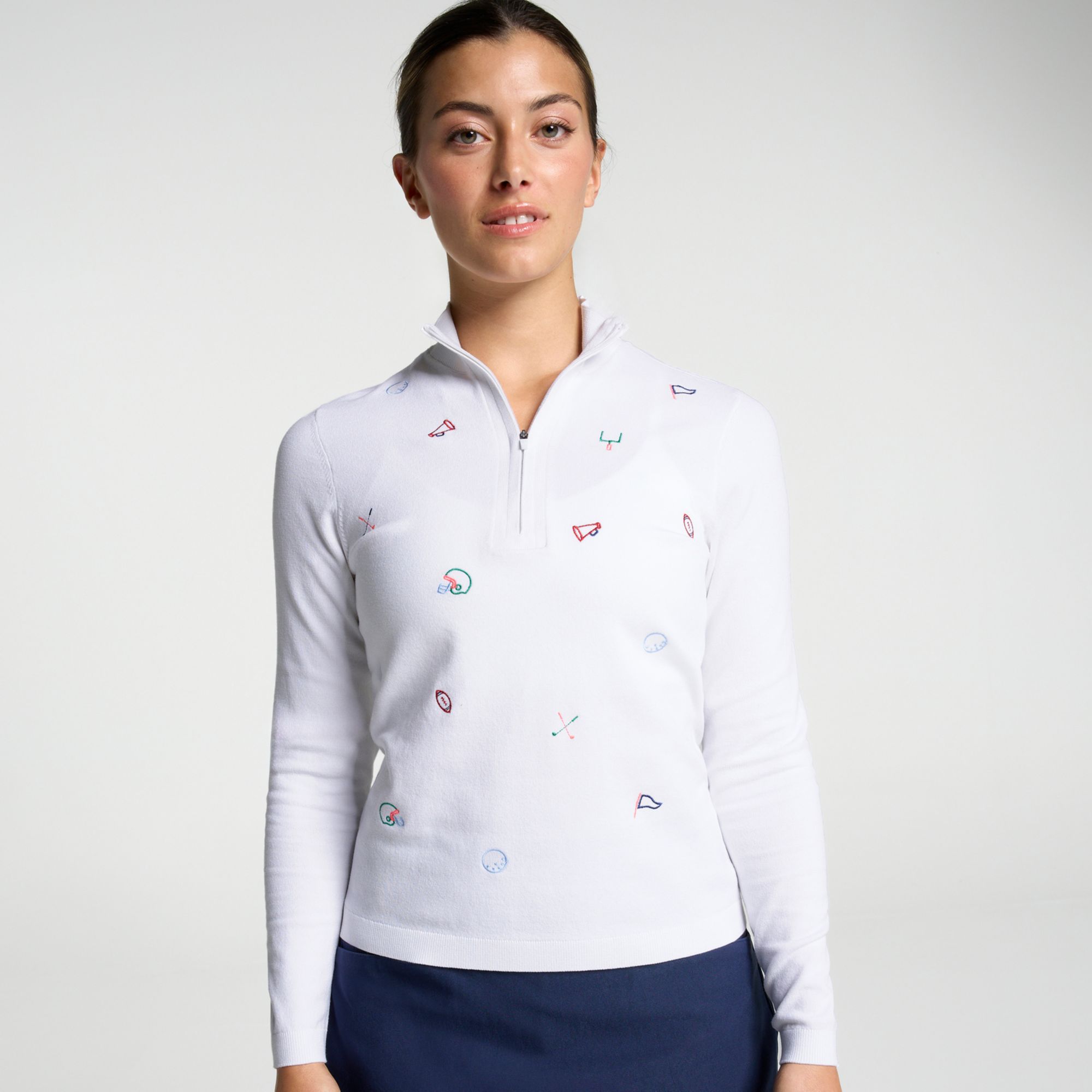 Walter Hagen Women's Clubhouse 1/4 Zip Sweater | Golf Galaxy